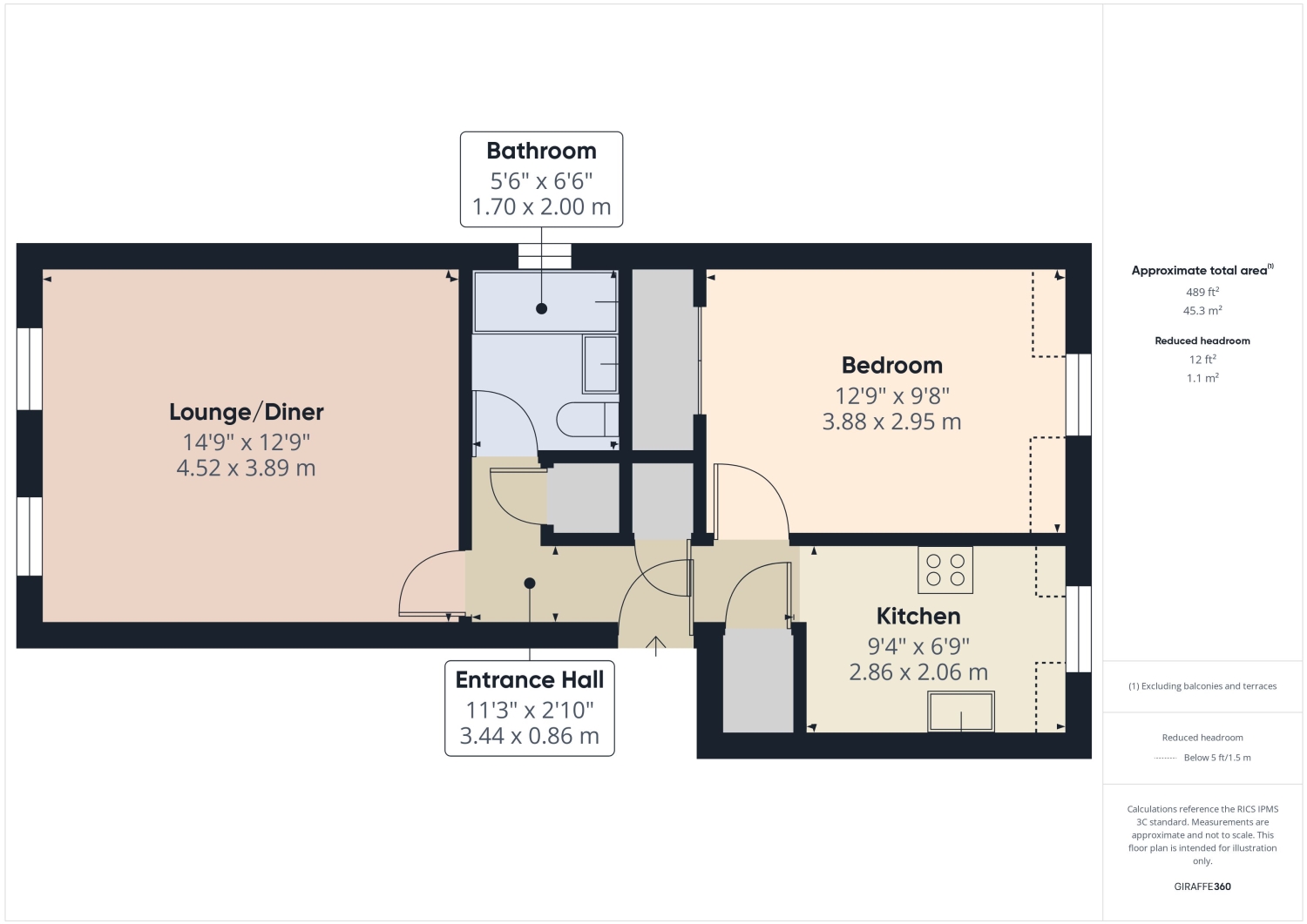 23, Heyford Close, Peterborough floorplan
