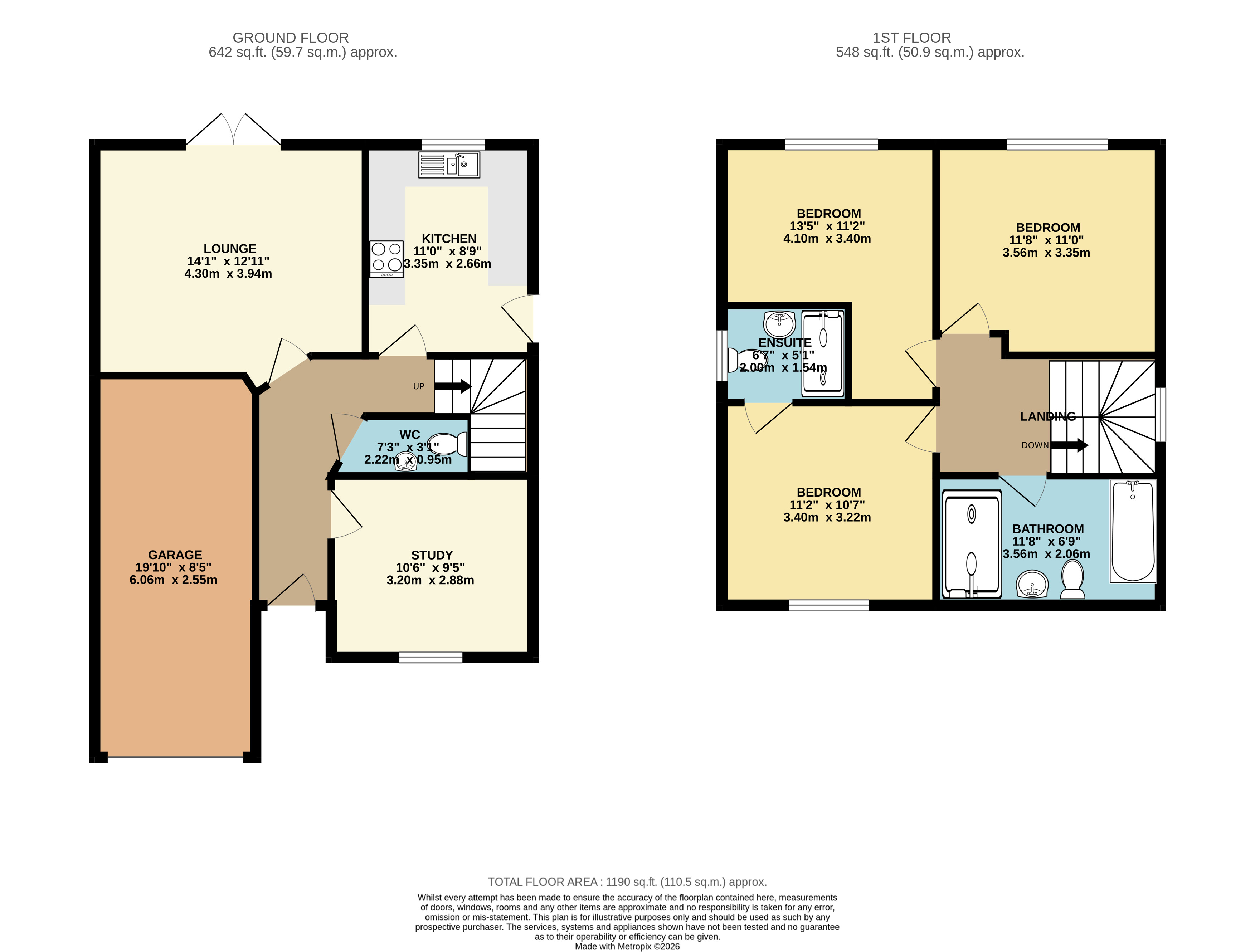 9, Brumby Close, Selby floorplan