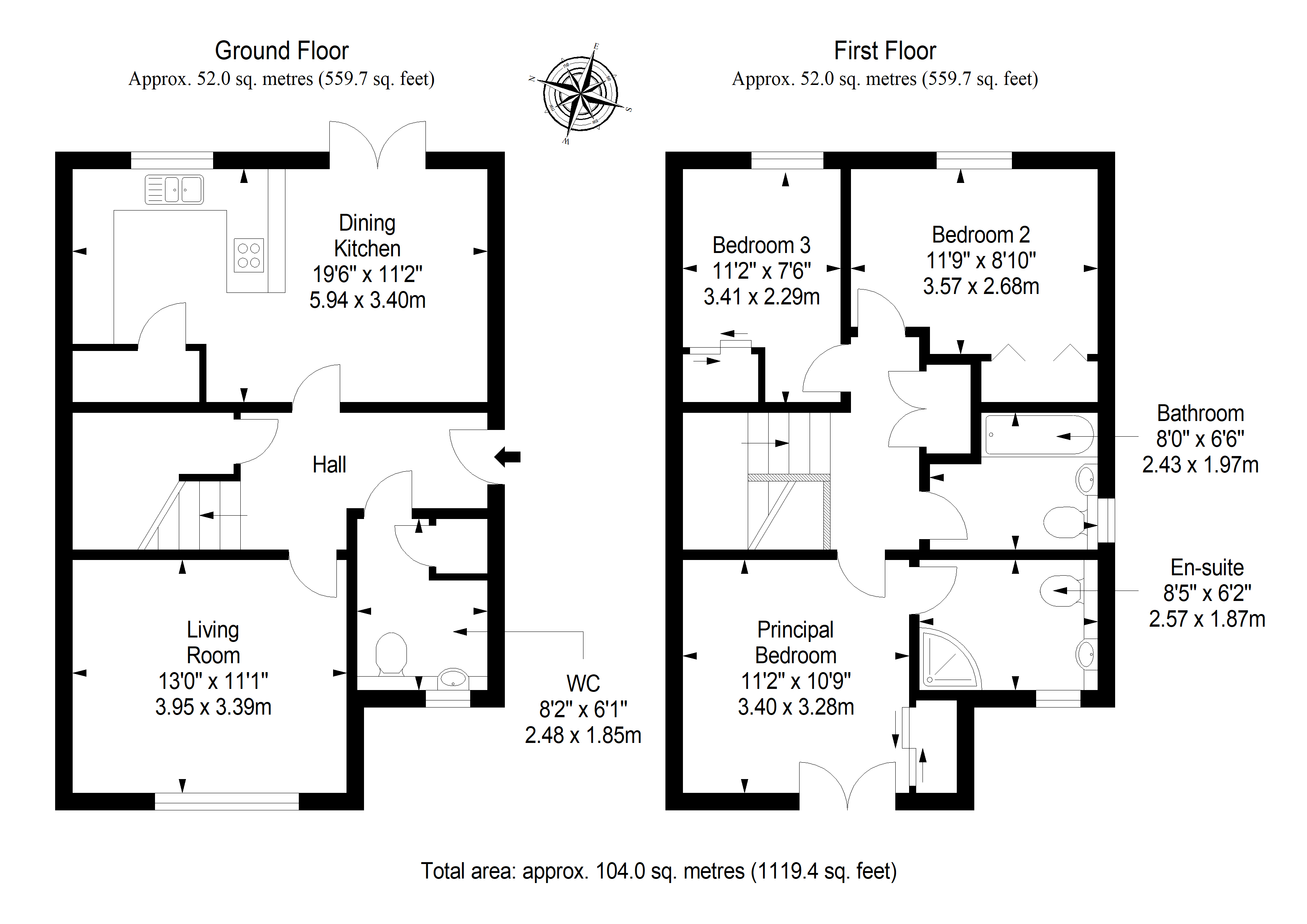 5, Alice Hamilton Way, West Linton floorplan