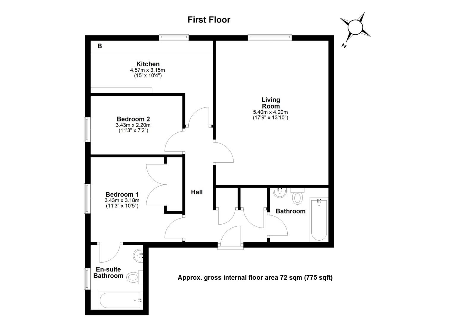 52, Longworth Avenue, Cambridge floorplan