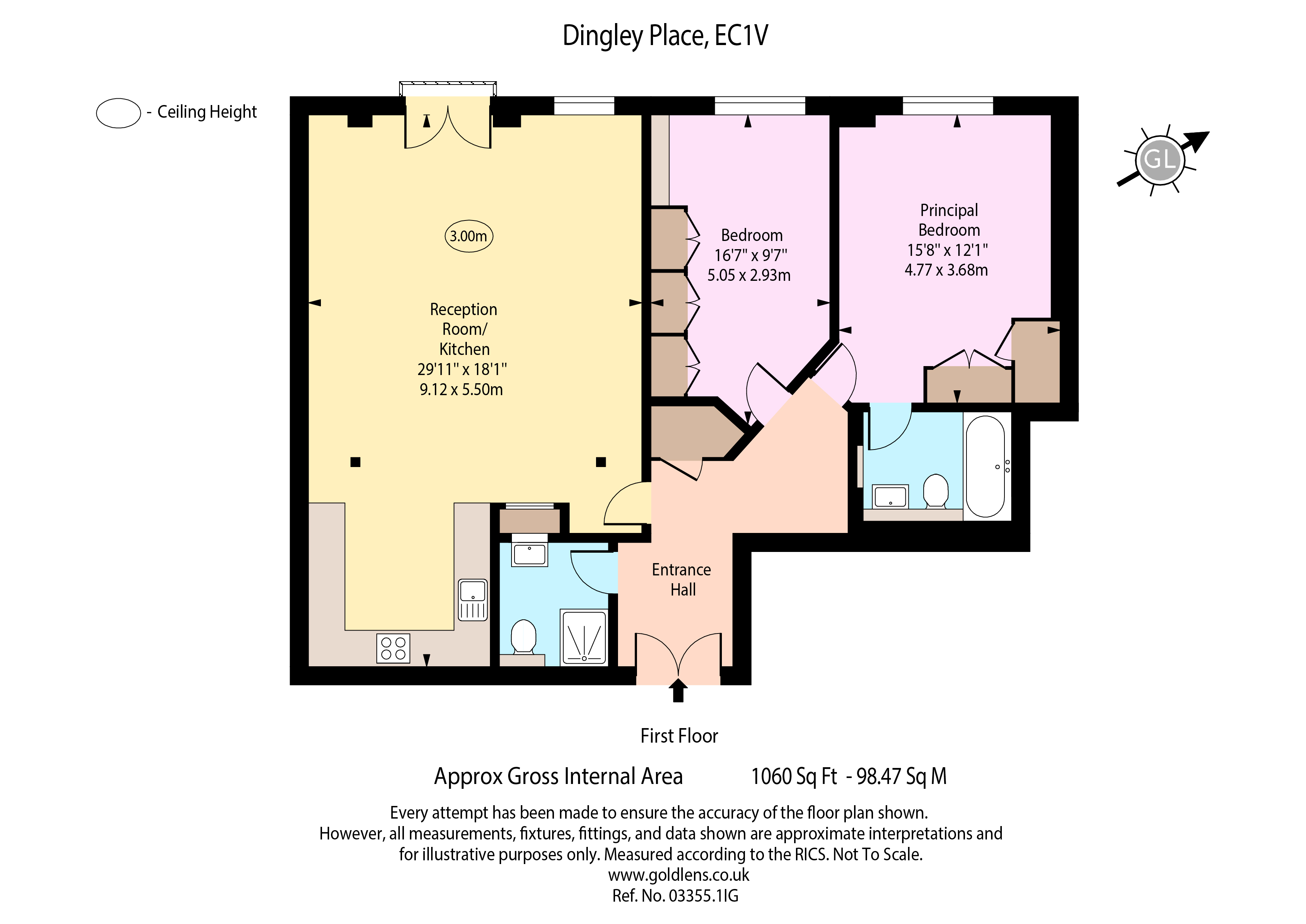 Dingley Place, London floorplan