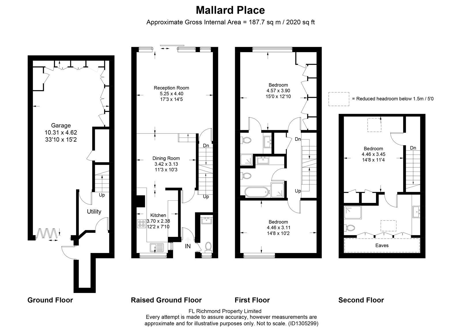 58, Mallard Place, Twickenham floorplan