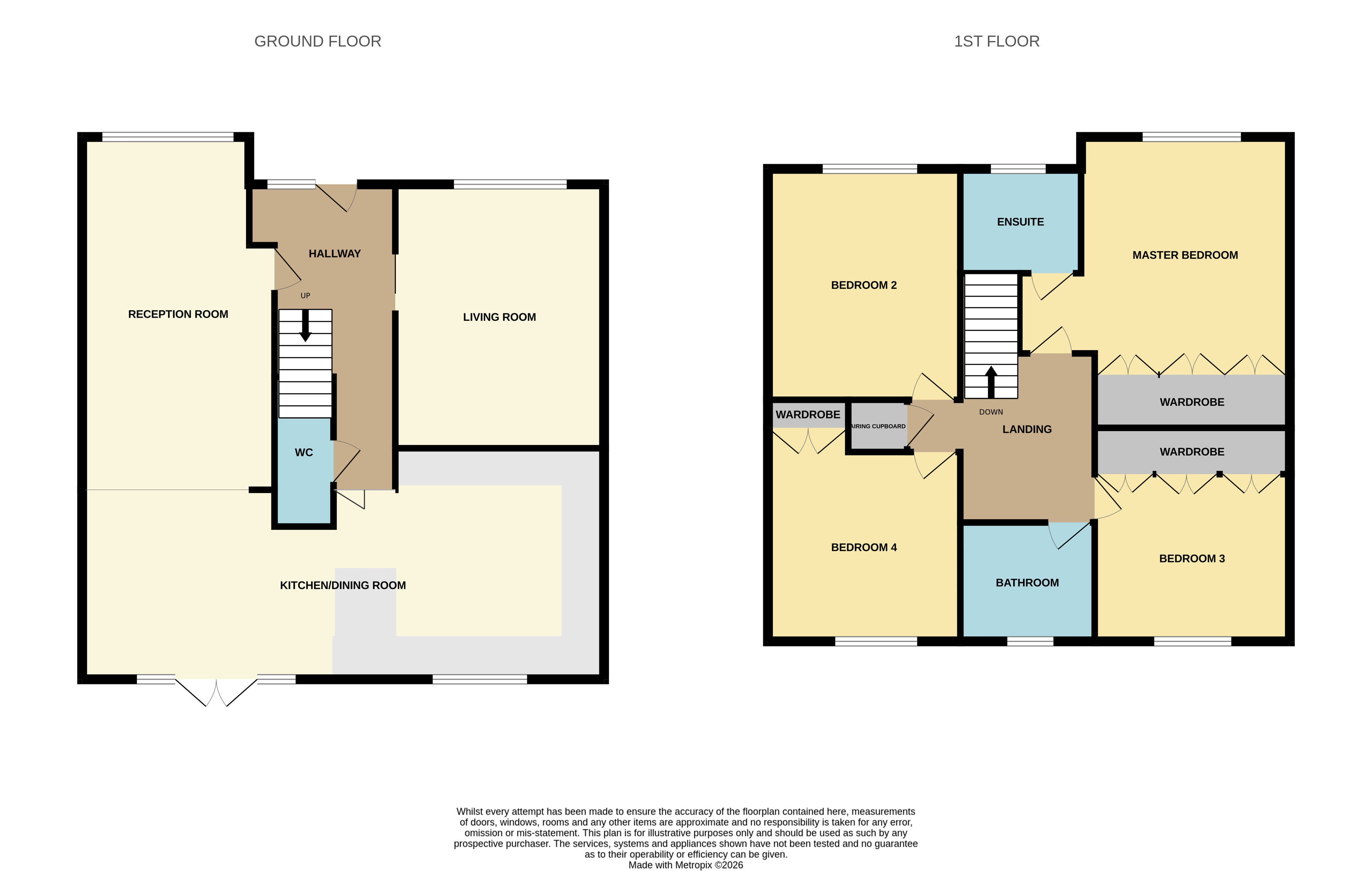 6, George Crescent, Old St Mellons, Cardiff floorplan