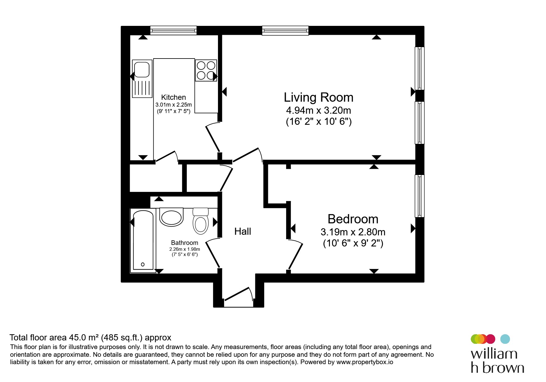 28, Jim Hocking Court, Station Road, March floorplan