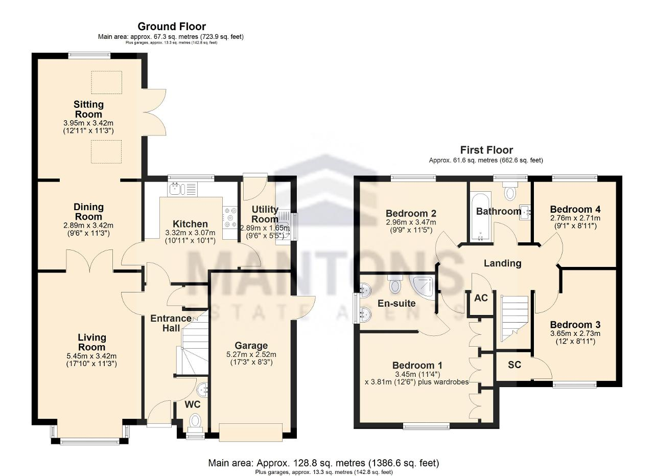 1, Grange Road, Barton Le Clay floorplan