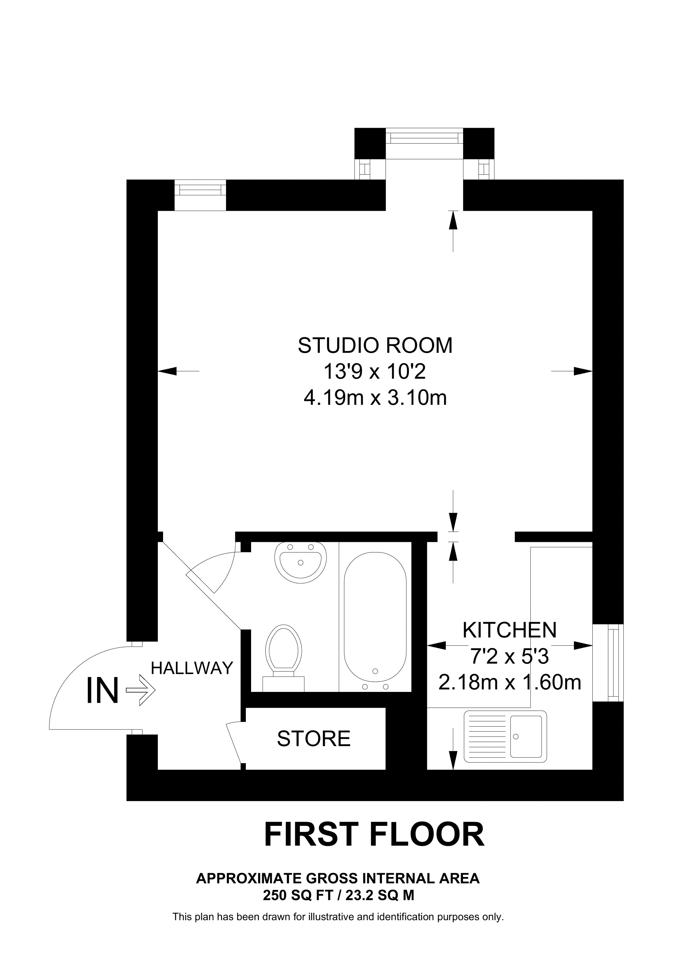 63, Coopers Close floorplan