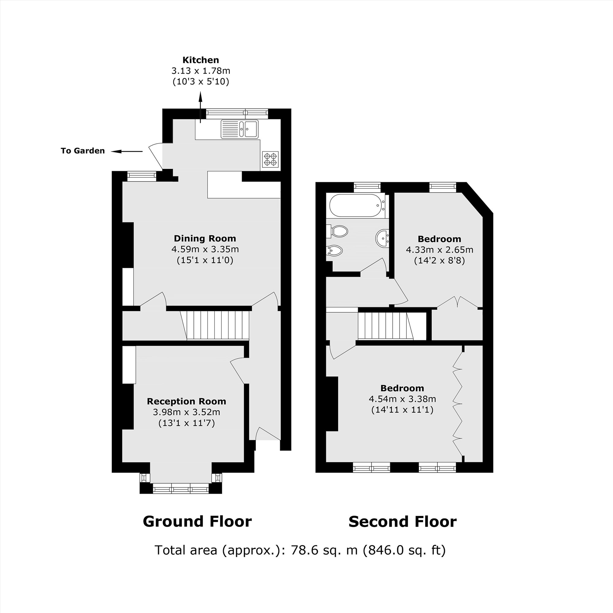 34, Trent Avenue, London floorplan