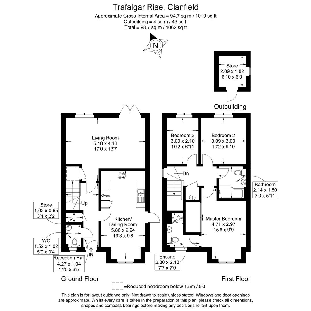 38, Trafalgar Rise, Waterlooville floorplan
