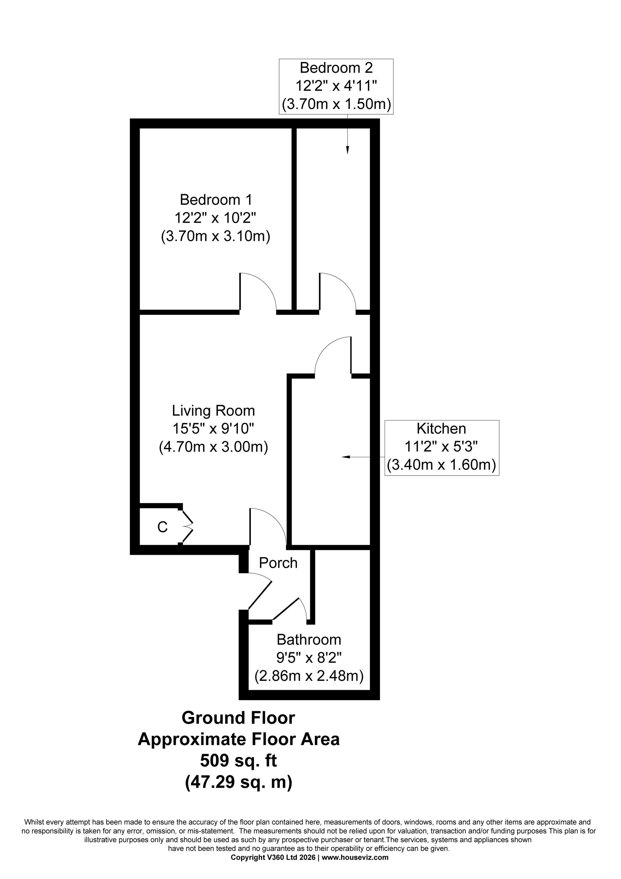 188 East Main Street, Broxburn floorplan