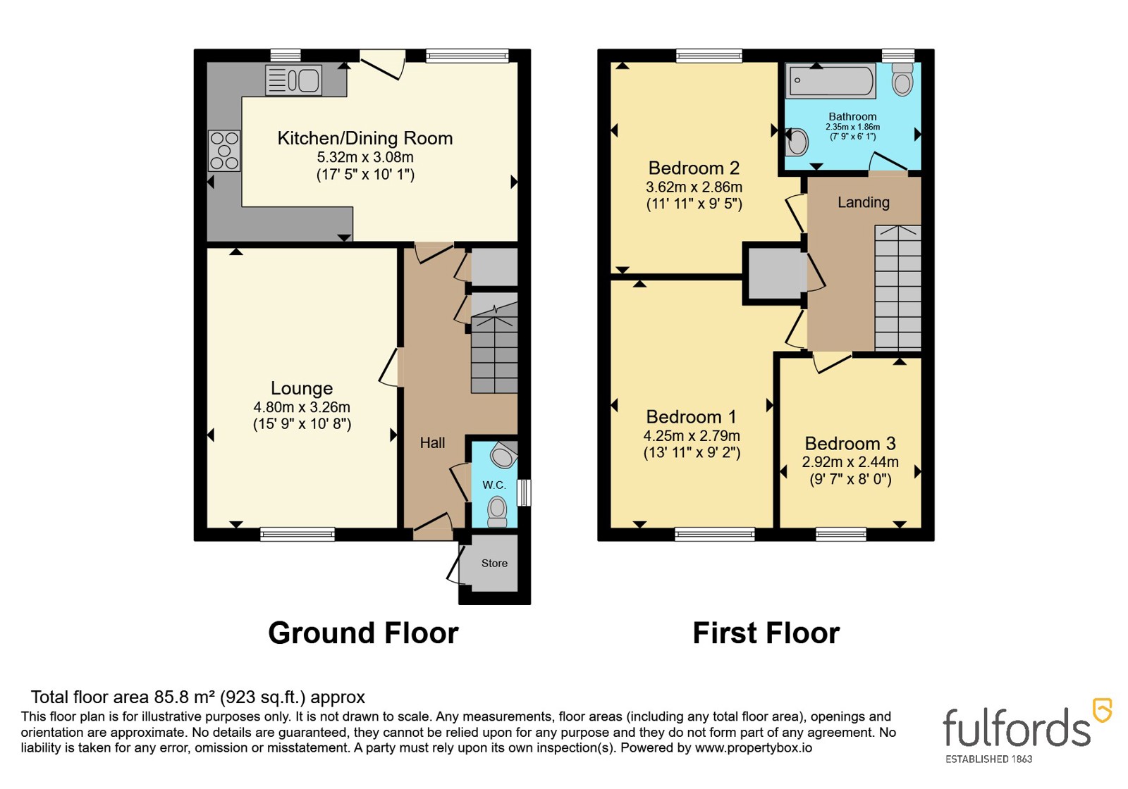 9, Croppins Close, Devon floorplan