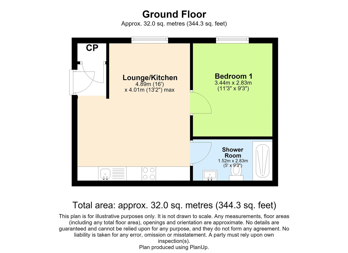19, Marston Croft, Southam floorplan