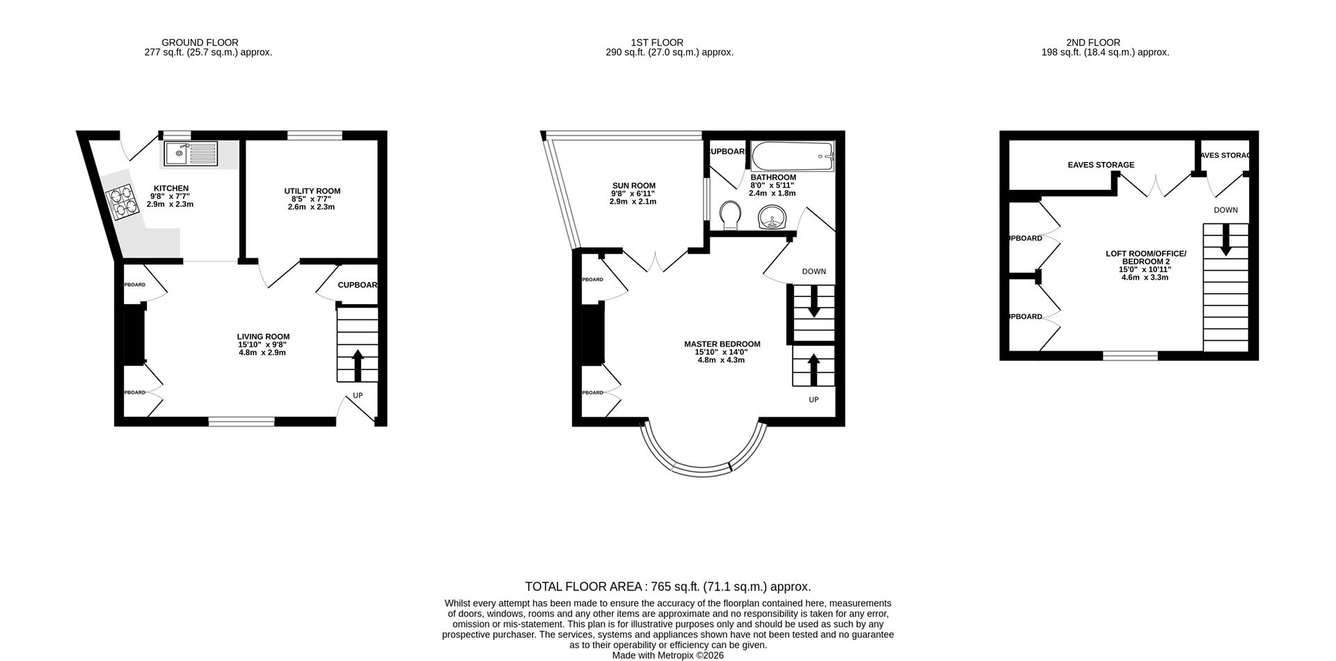 2, Trinity Terrace, Weymouth floorplan
