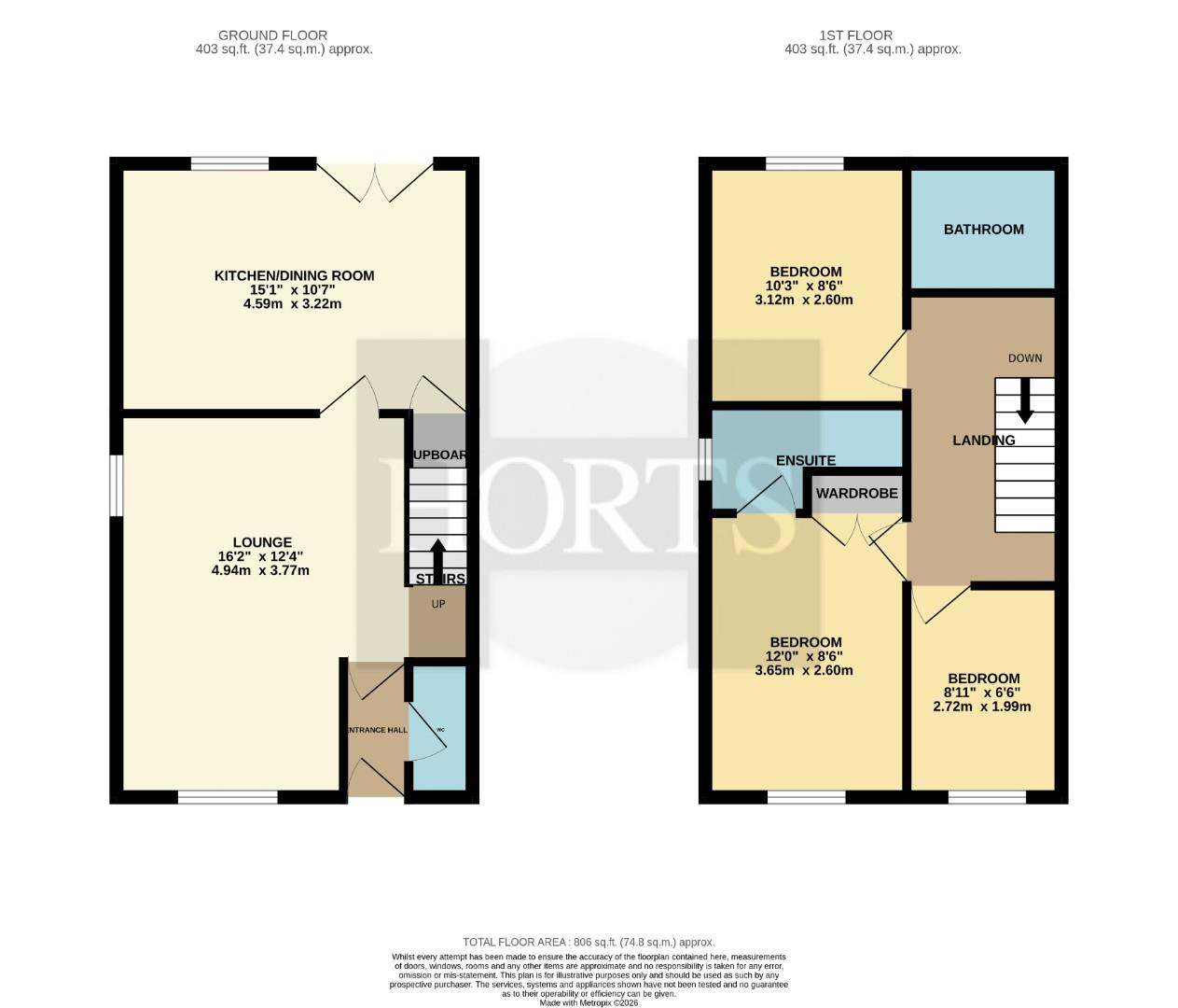 4, Kipling Way, Northampton floorplan