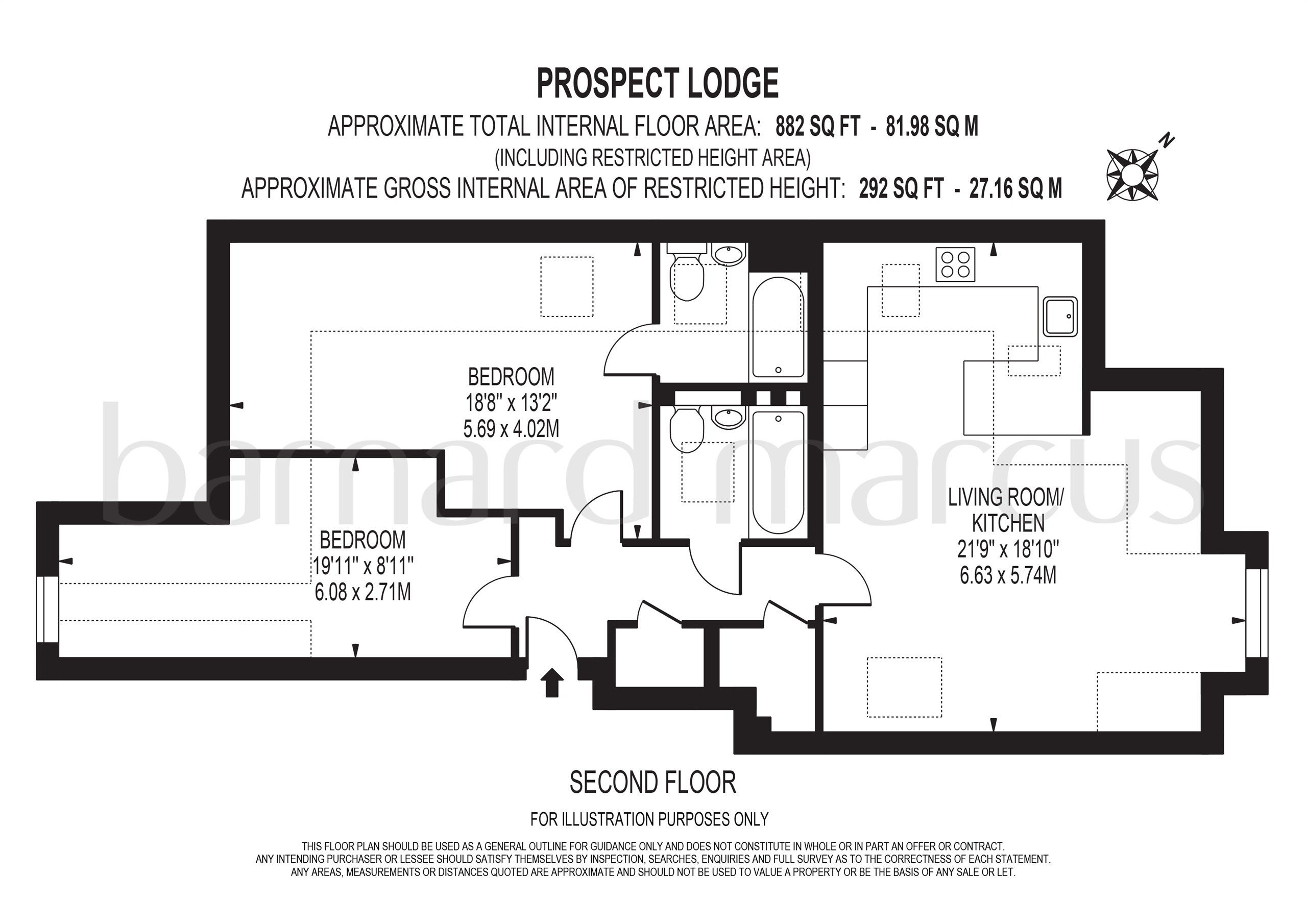 Flat 5, Prospect Lodge, Barnet, En5 floorplan