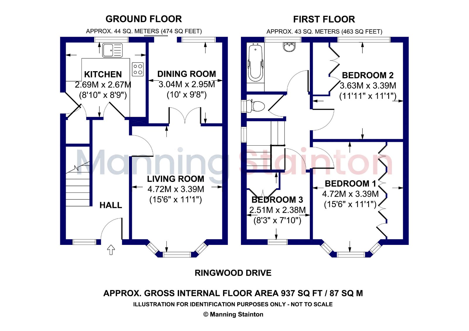 4, Ringwood Drive, West Yorkshire floorplan
