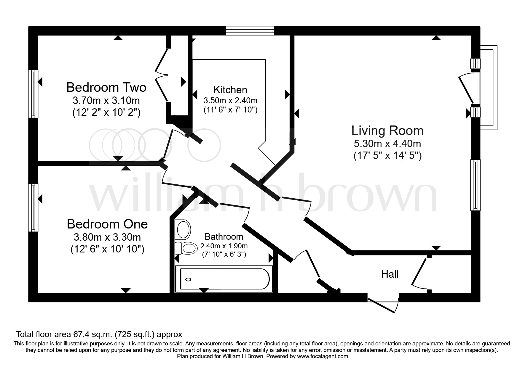Newland Gardens, Hertford SG13, 2 bedroom flat for sale 58479834