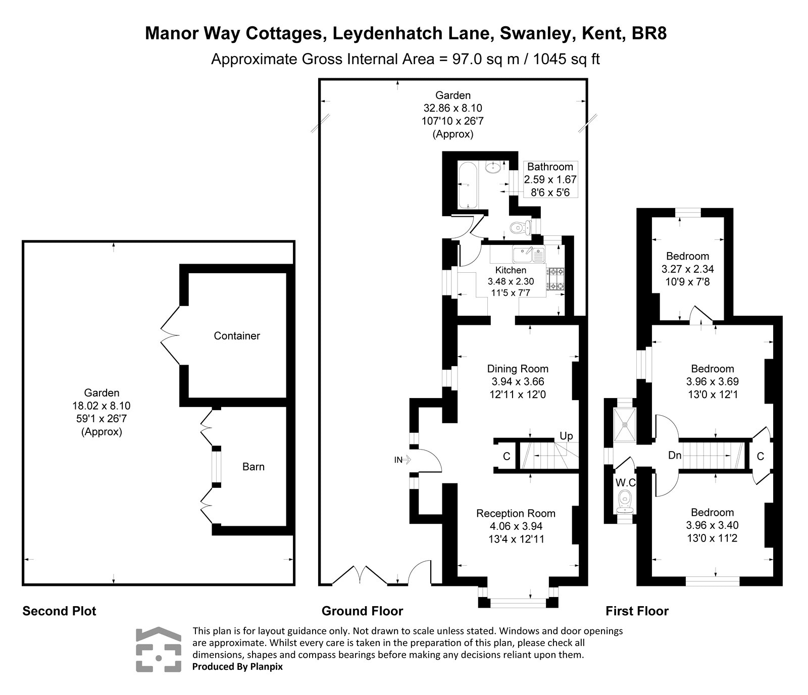 Manor Way Cottages, Swanley floorplan