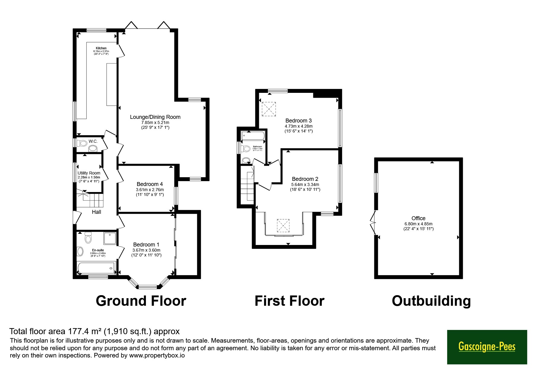 29, Oak Tree Road, Godalming floorplan