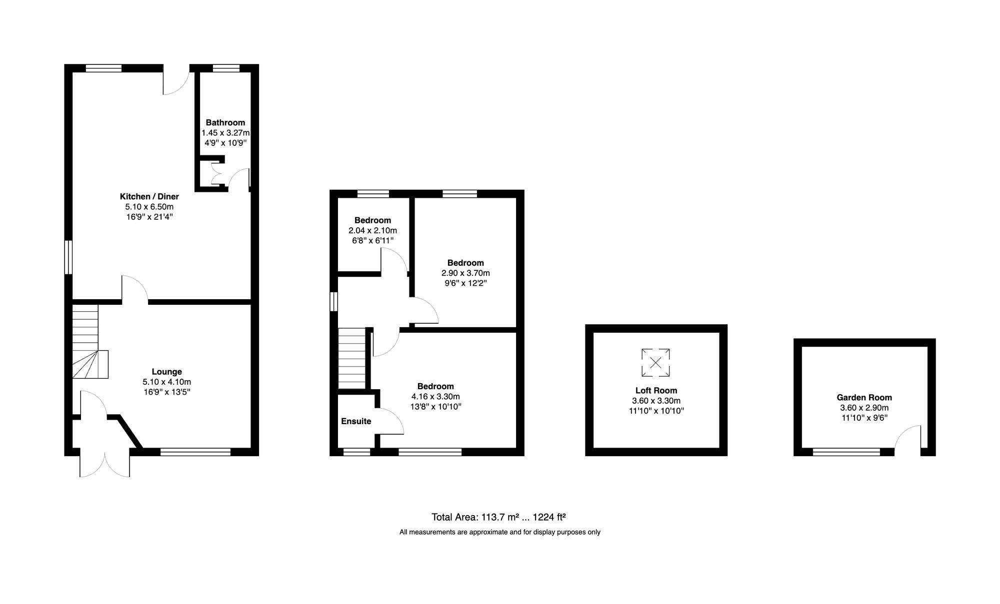 76 New Lane, Ormskirk floorplan