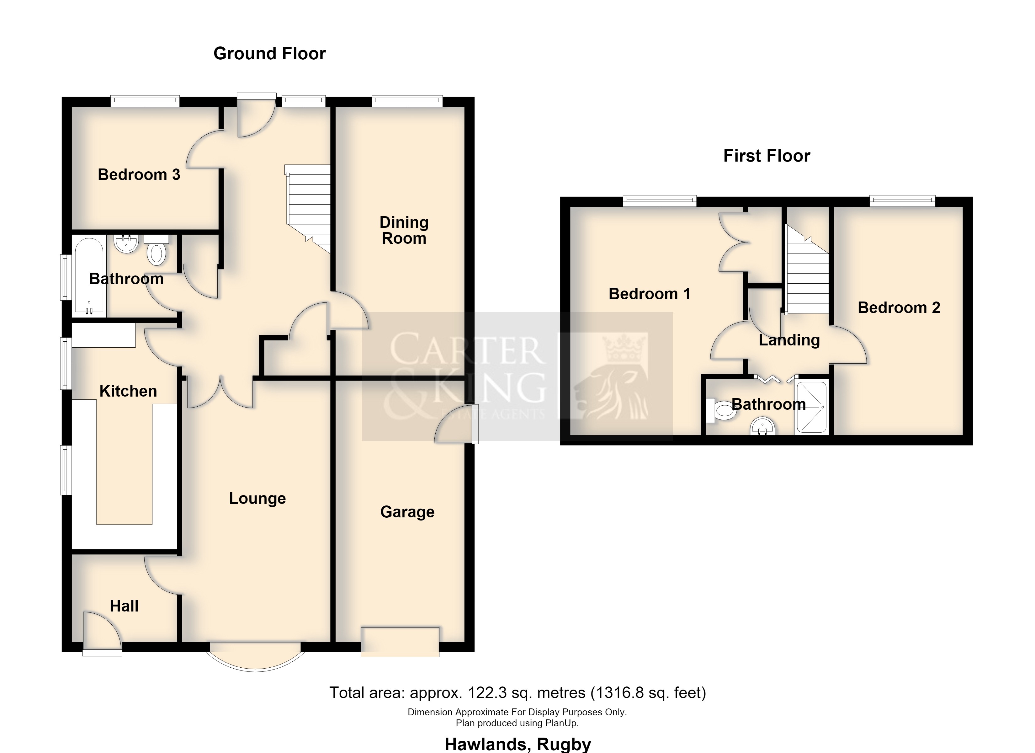 6, Hawlands, Rugby floorplan