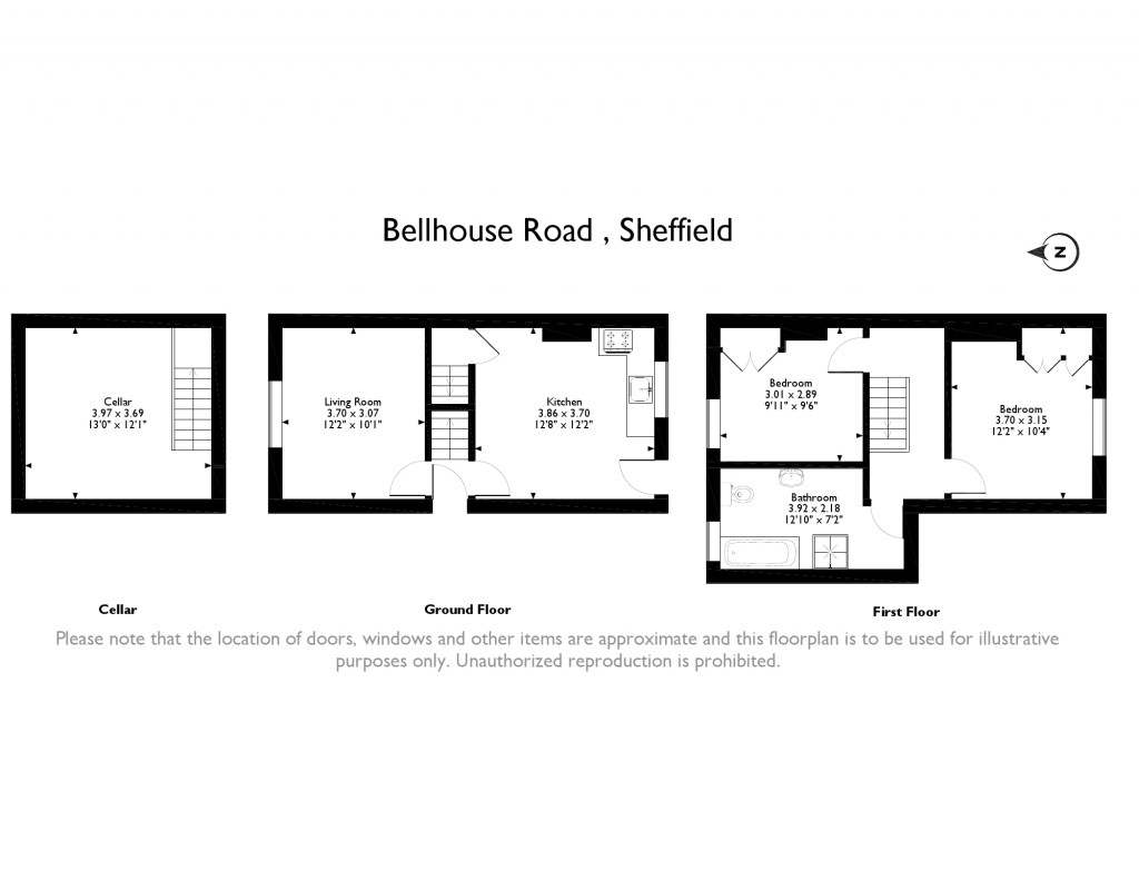 2 Bedrooms Terraced house for sale in Bellhouse Road, Sheffield S5