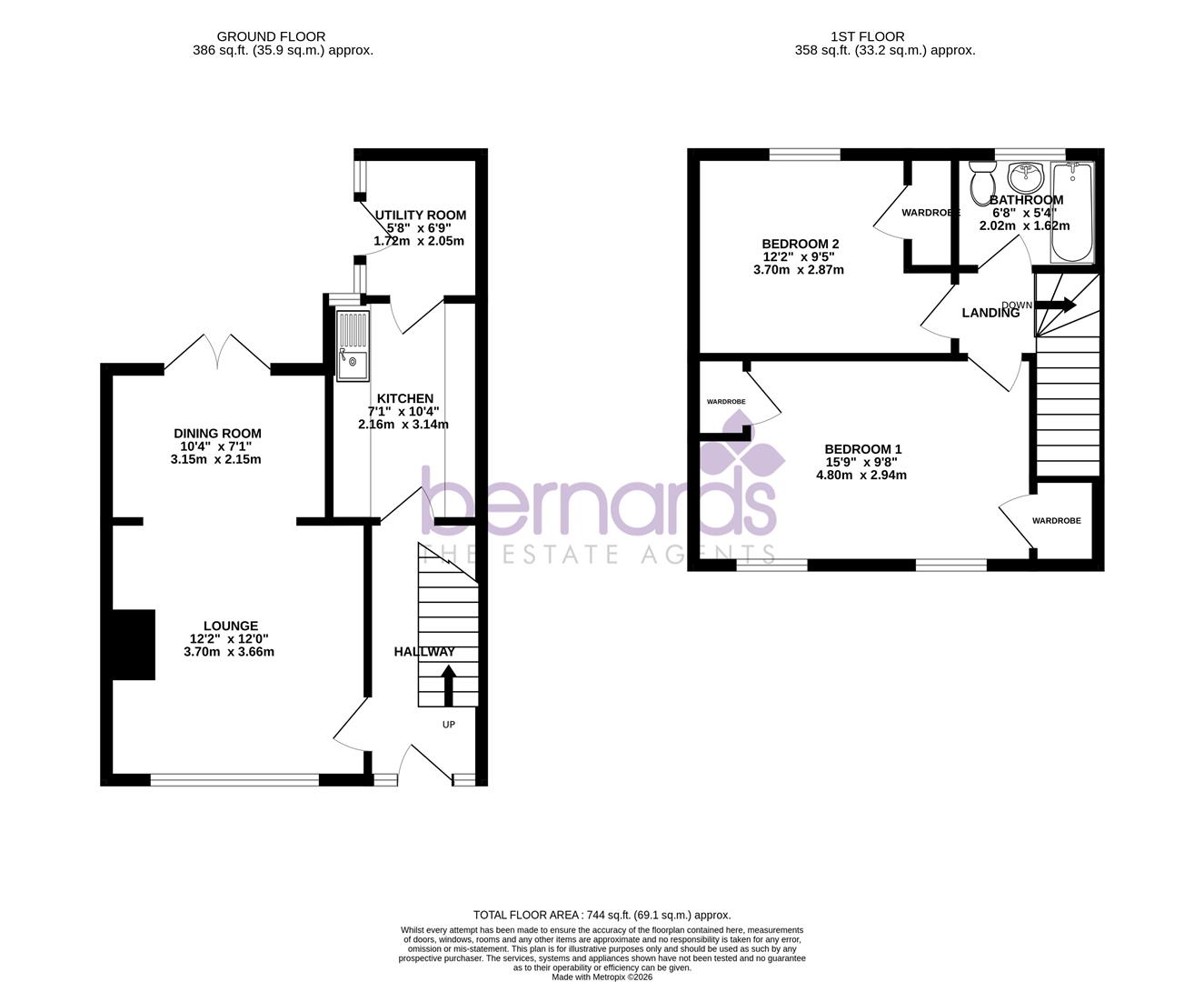Green Crescent, Gosport floorplan