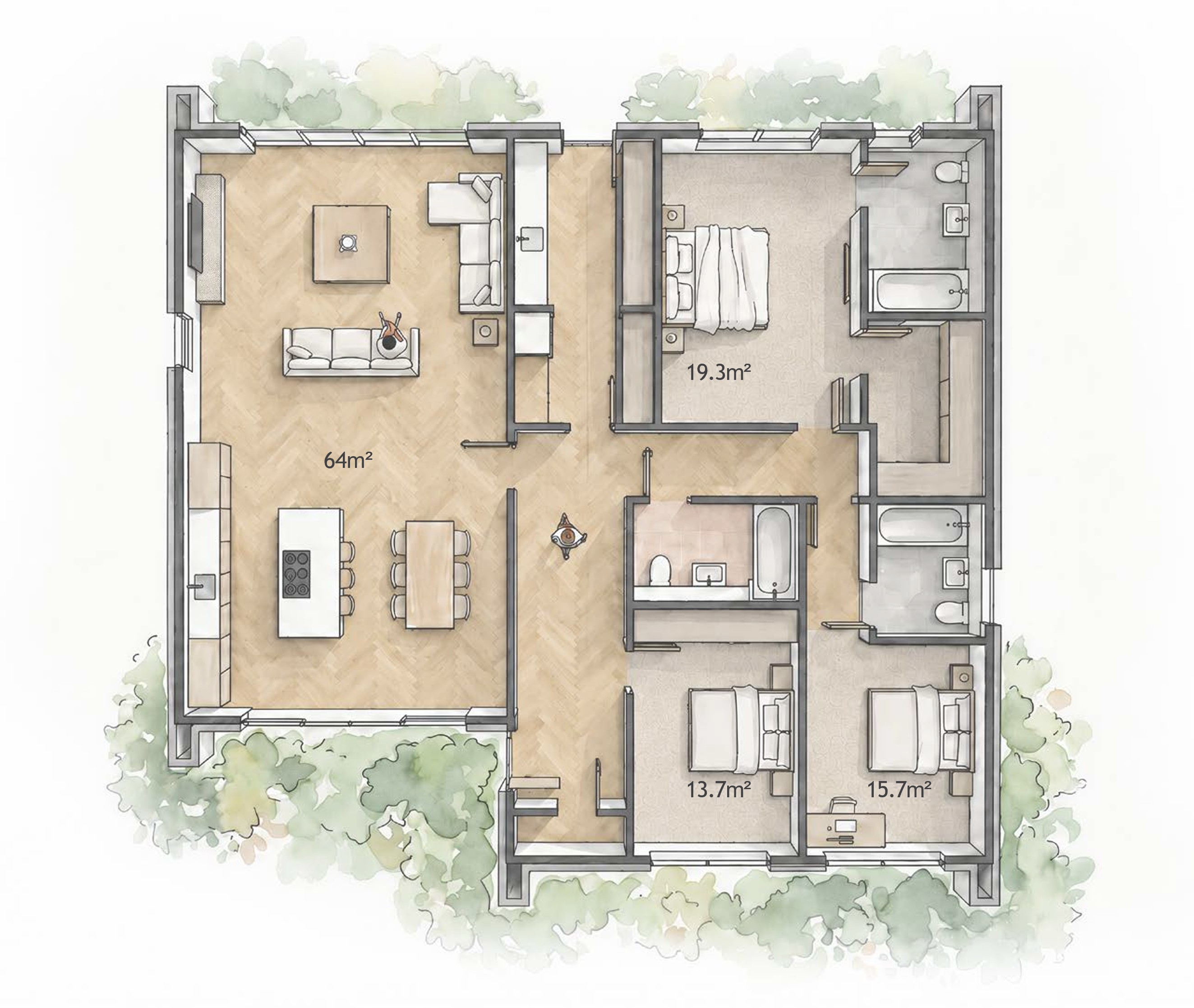 Risingfields Farm (Lot 1 Sunrising),, Lighthorne Road, Warwick floorplan