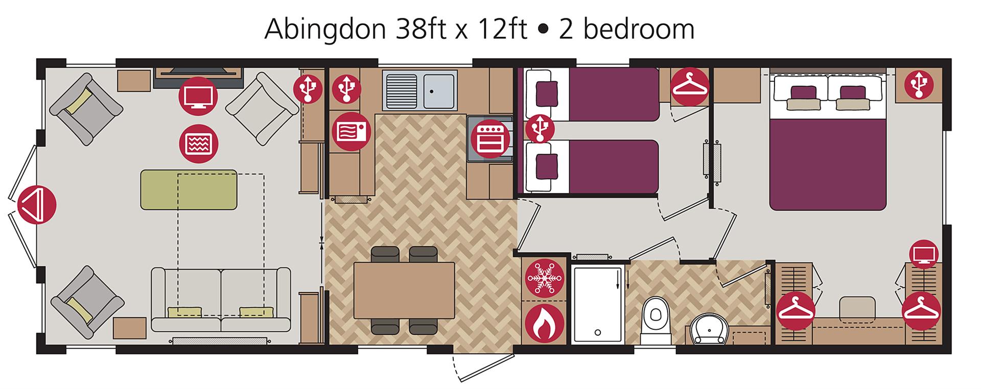 Royal Arch Riverside Park, Dowie Burn, Laurencekirk AB30, 2 bedroom