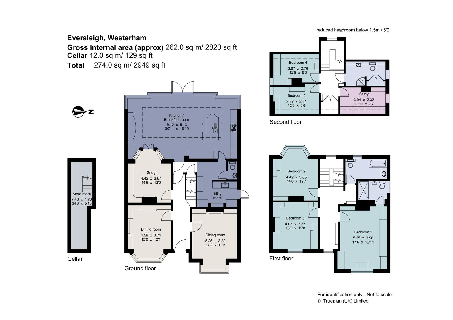 Eversleigh, London Road, Westerham floorplan