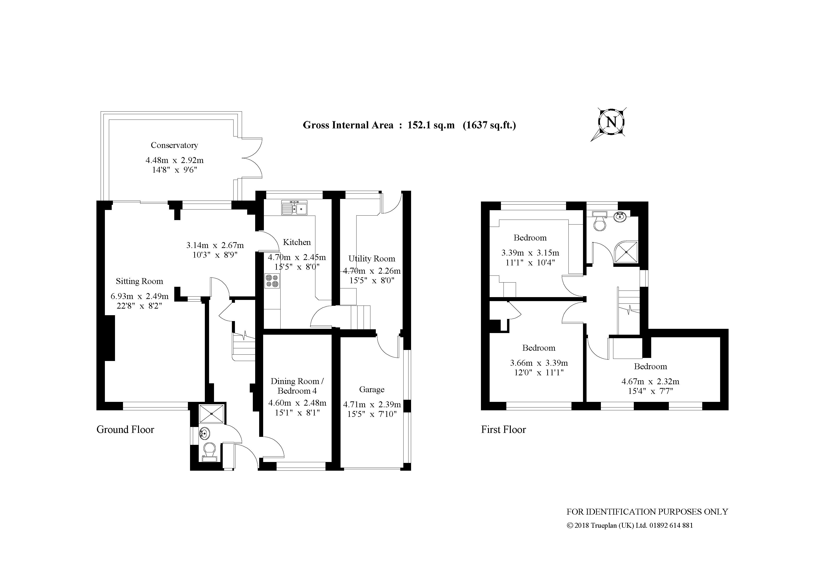 4 Bedrooms Semi-detached house for sale in Milton Crescent, East Grinstead, West Sussex RH19