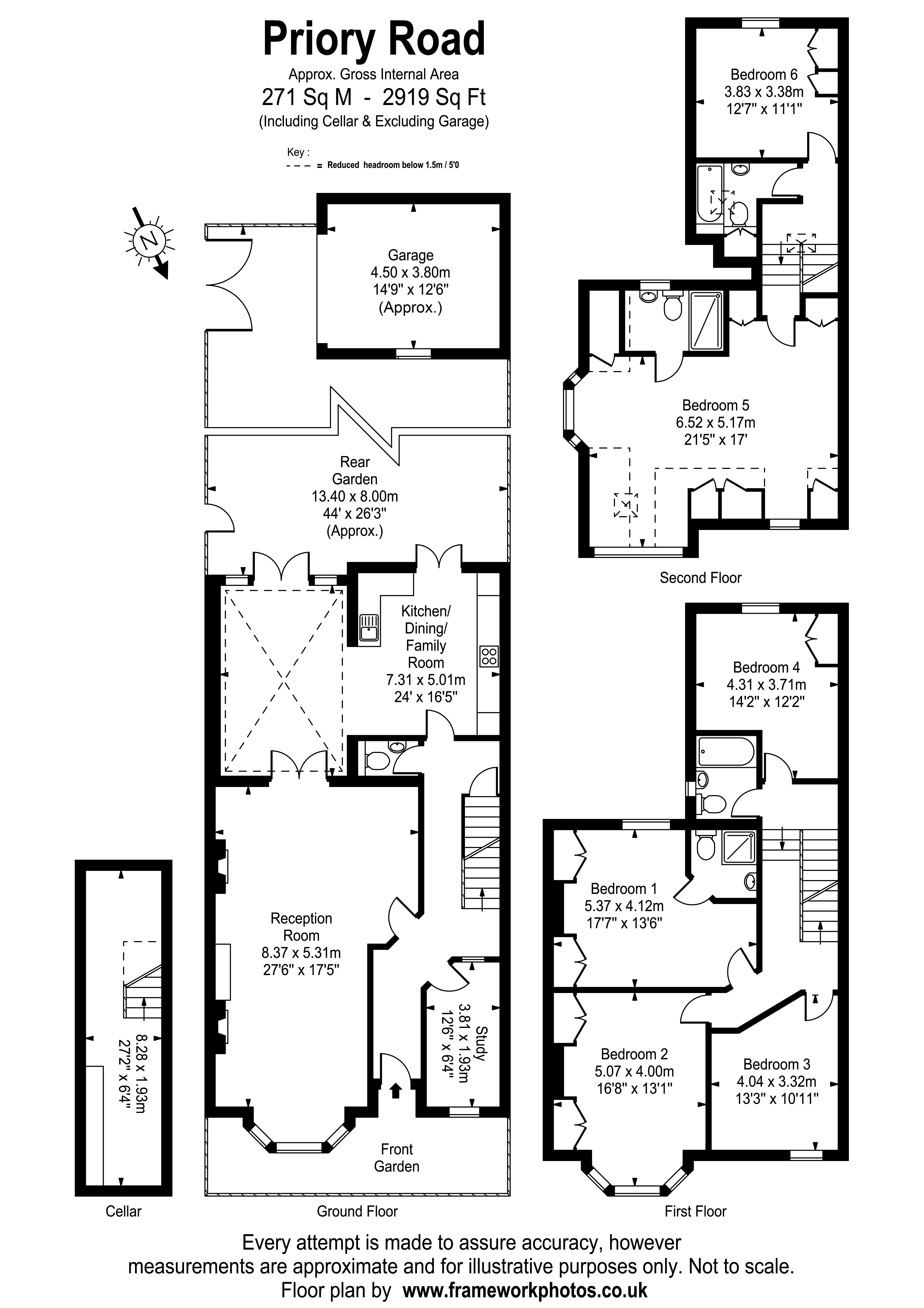 38, Priory Road, Surrey floorplan