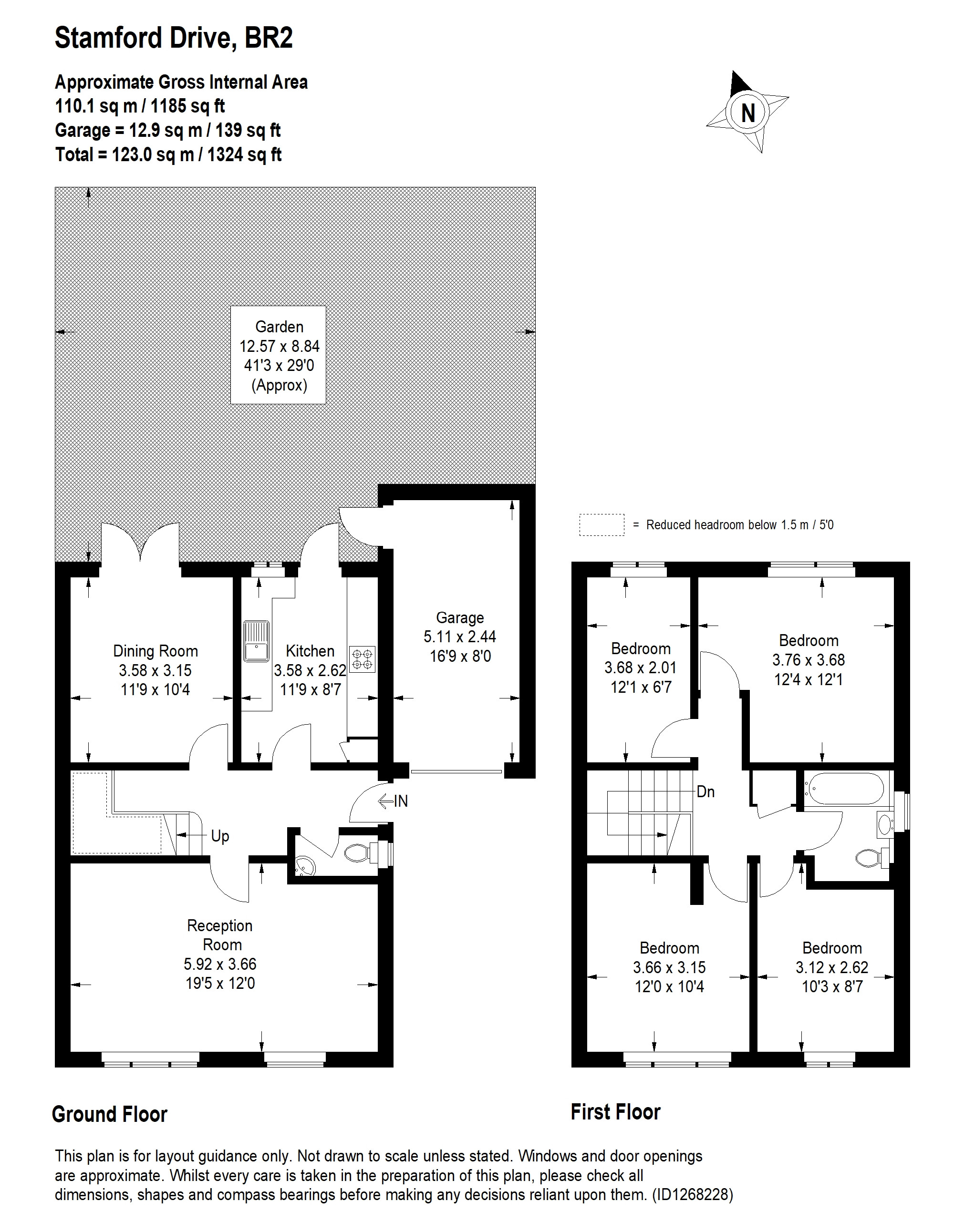 7, Stamford Drive, Bromley floorplan