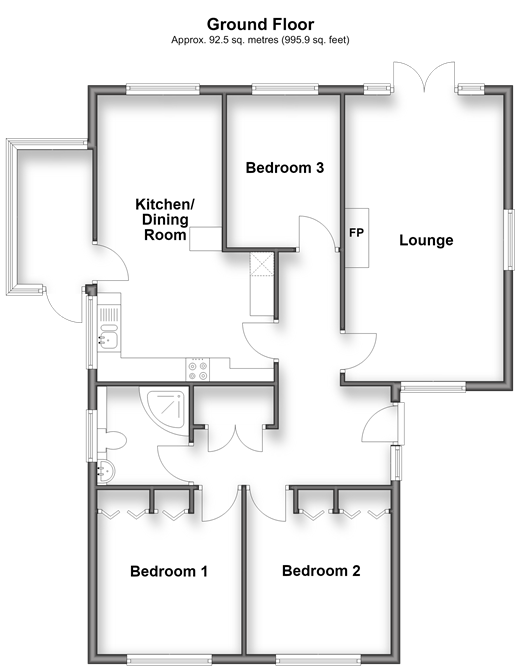 Howgate Close, Bembridge floorplan