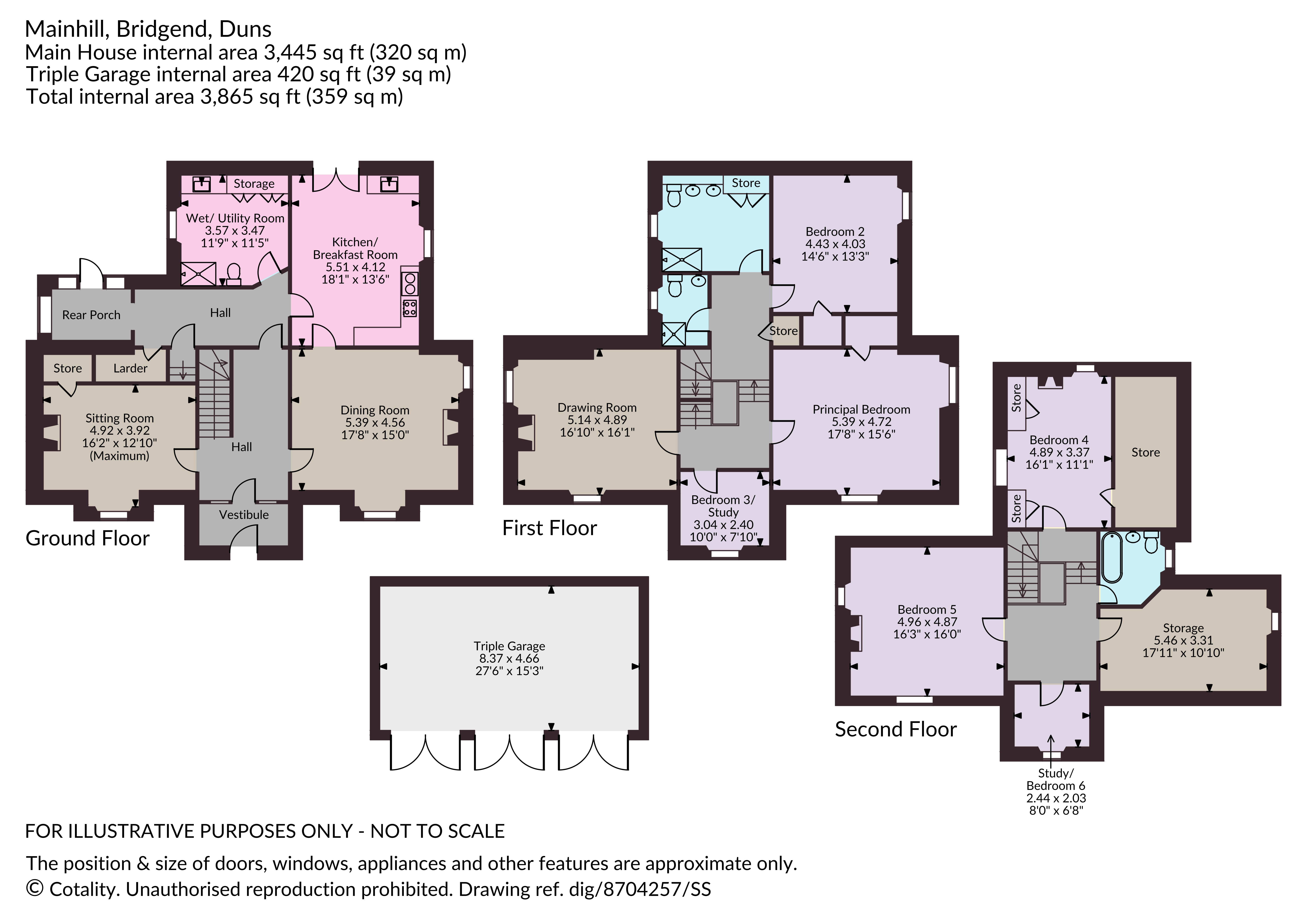 Mainhill,, Mainhill, Duns floorplan