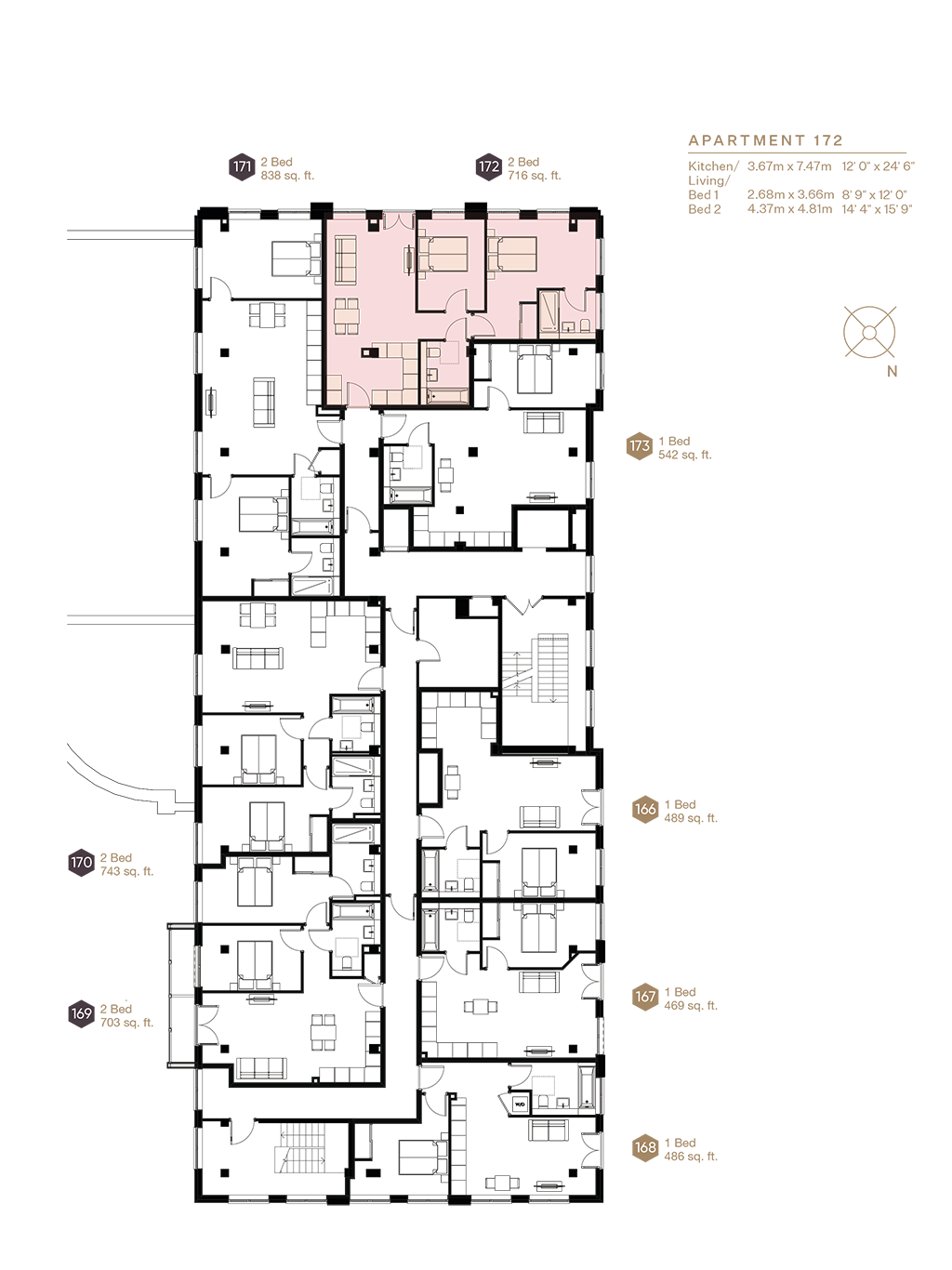 Broadoaks, Streetsbrook Road, Solihull B91, 2 bedroom flat for sale