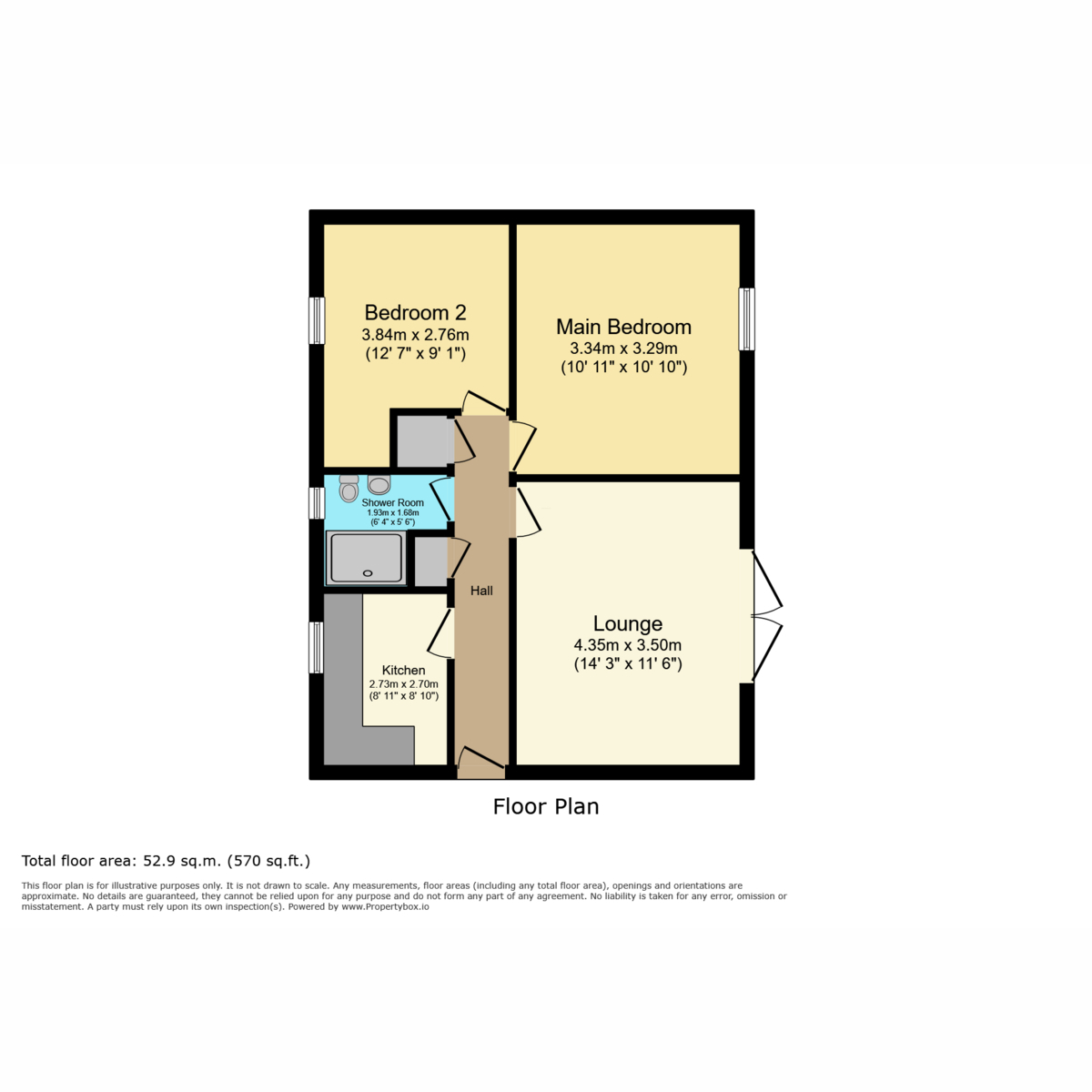 37, Brook View, Northampton floorplan