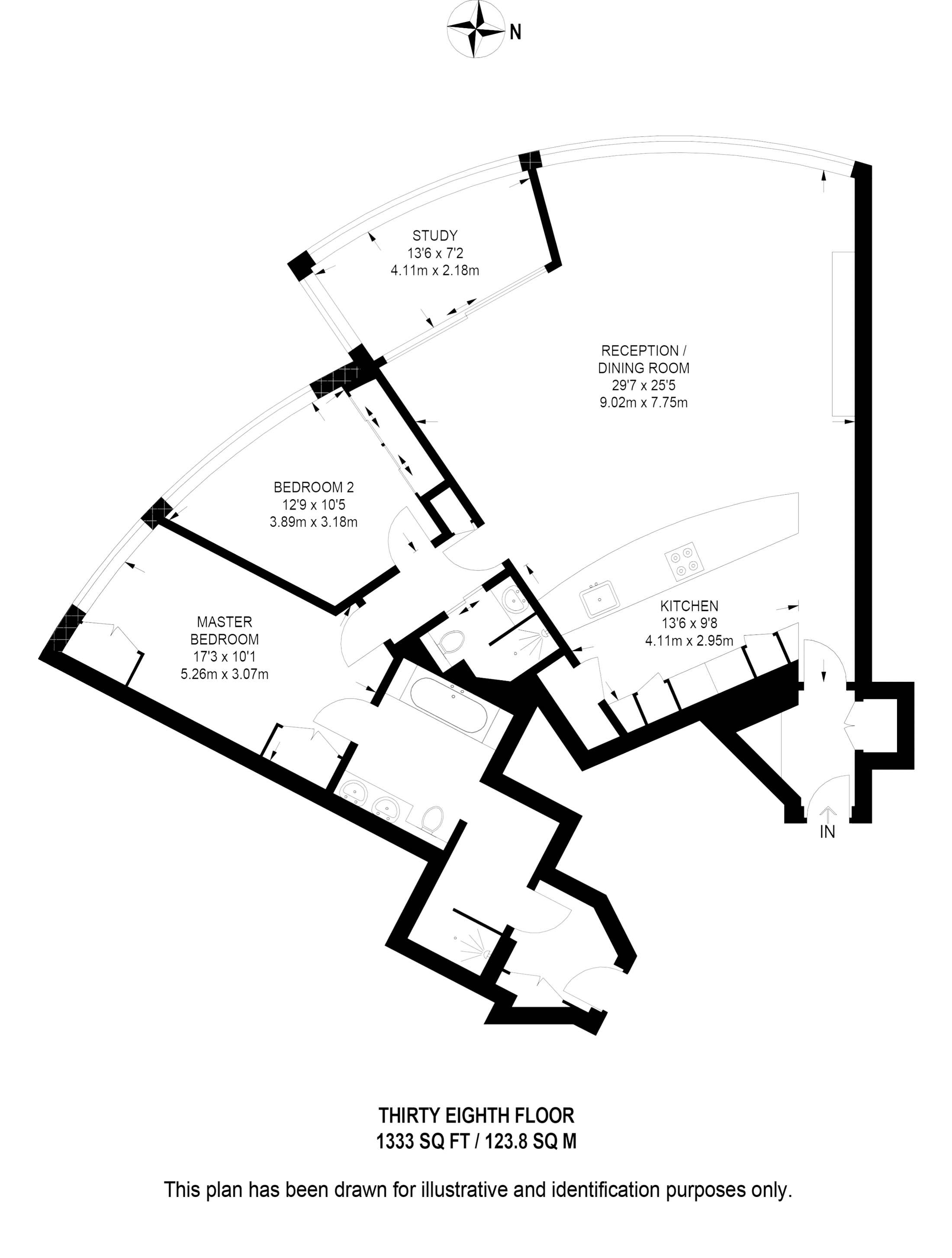 St George Wharf, Nine Elms floorplan