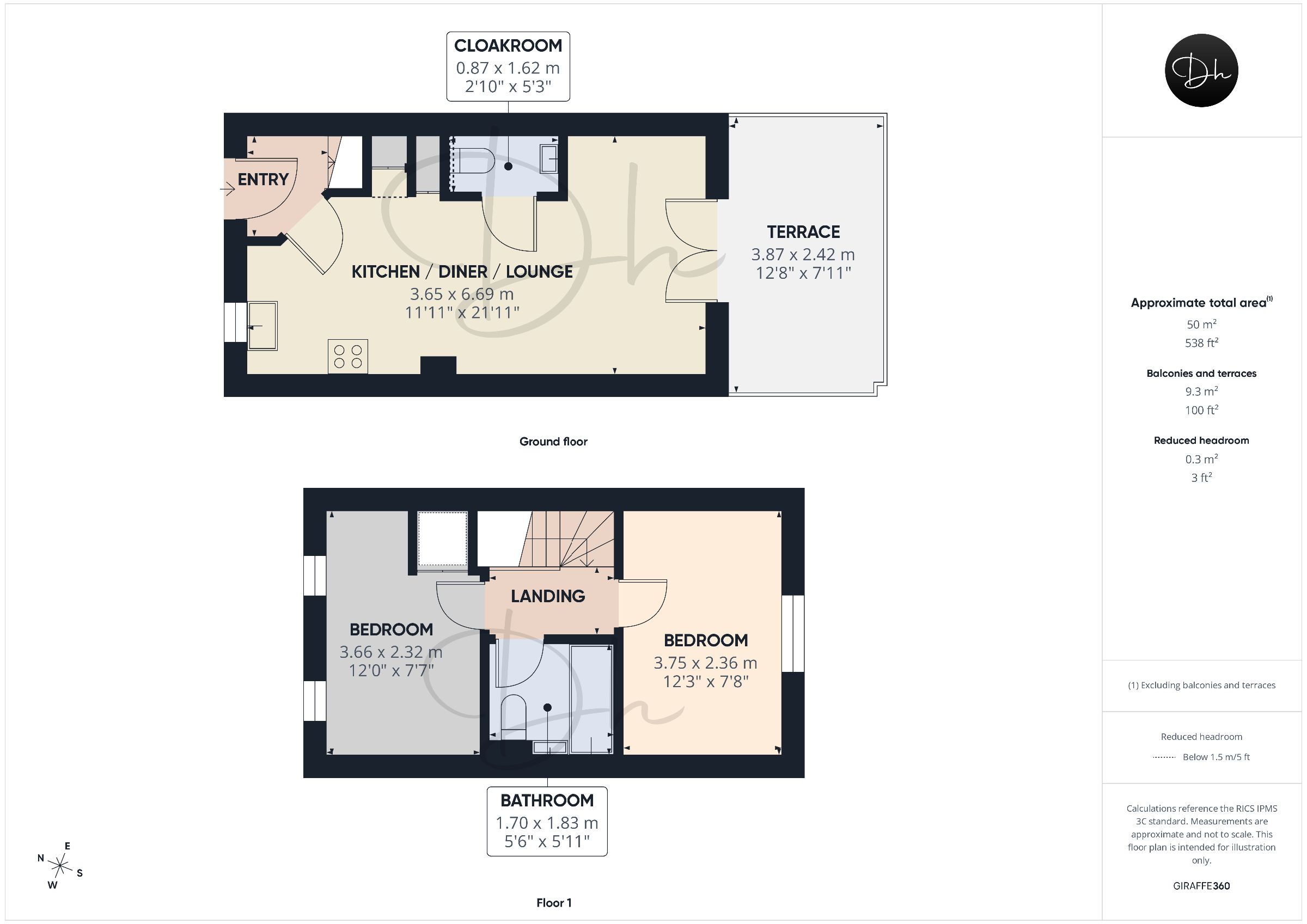 22 Luscombe Close, Paignton floorplan