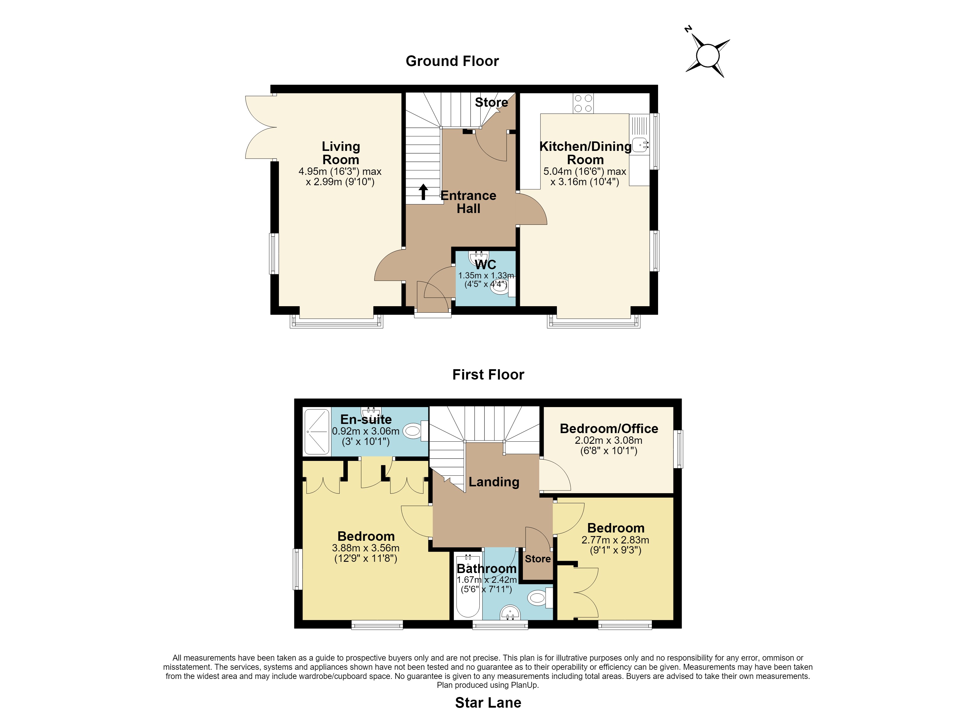 37, Star Lane, Great Wakering floorplan