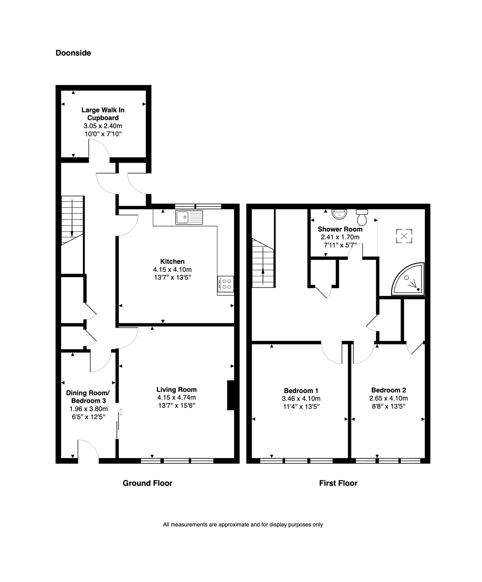 1a, Doonside, Glasgow floorplan