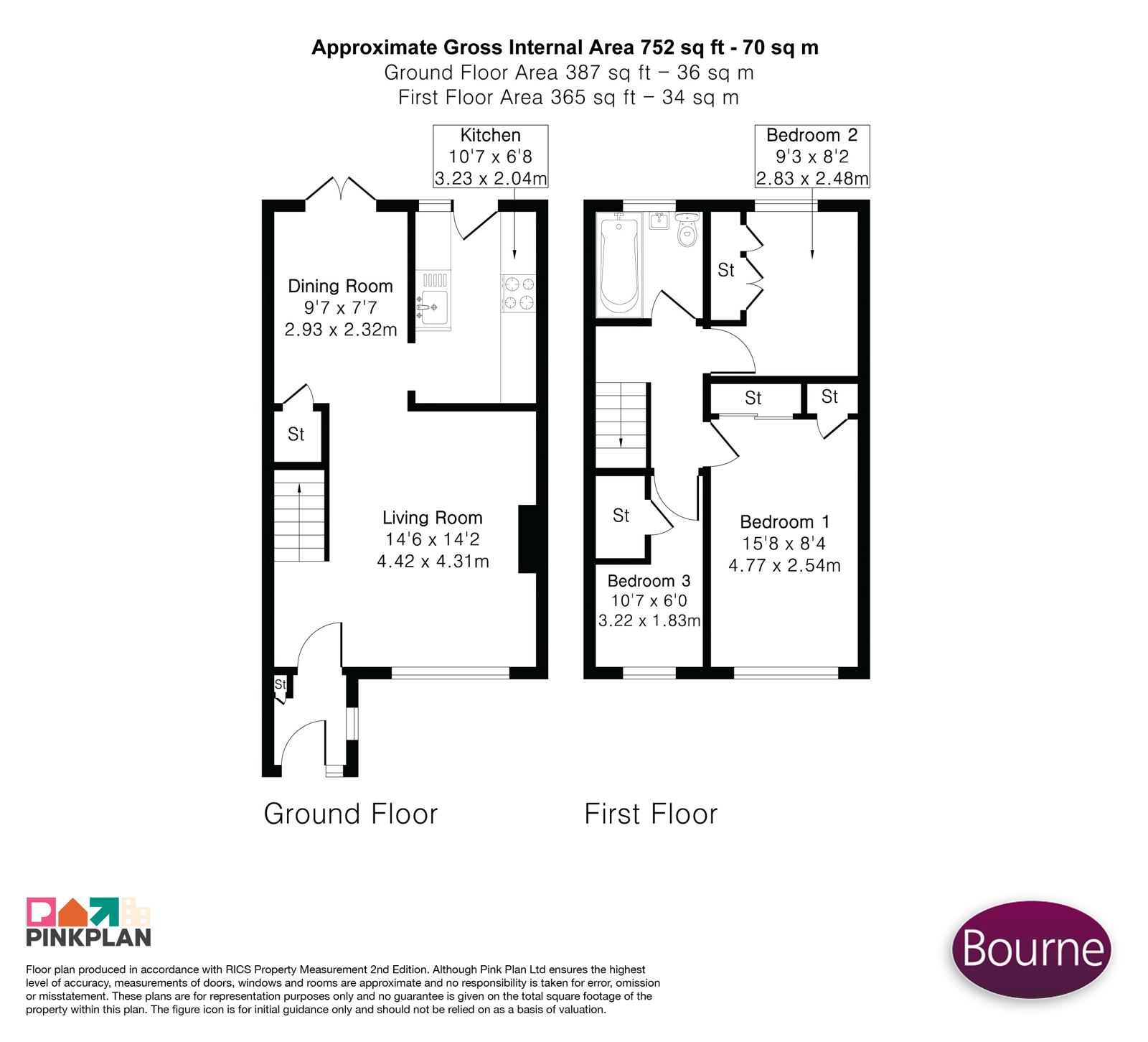 39, Riverdale, Farnham floorplan