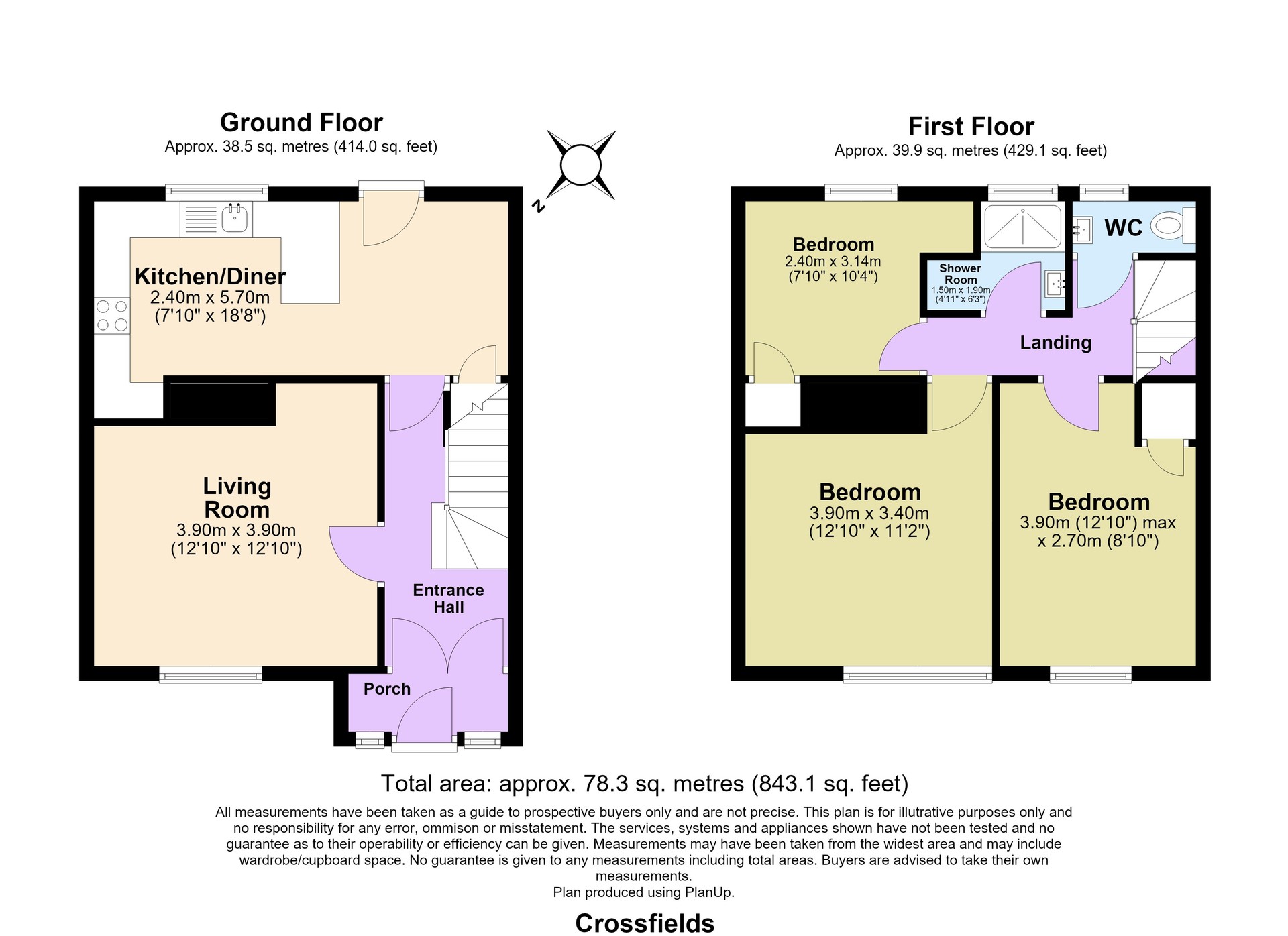 Crossfields, Loughton floorplan