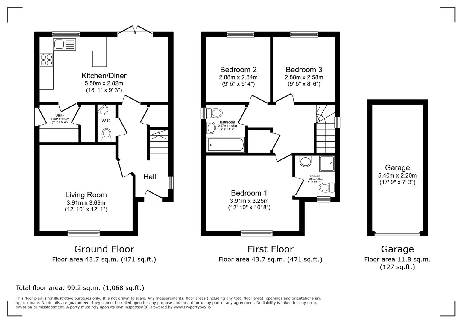 50, Kingfisher Road, Nottingham floorplan