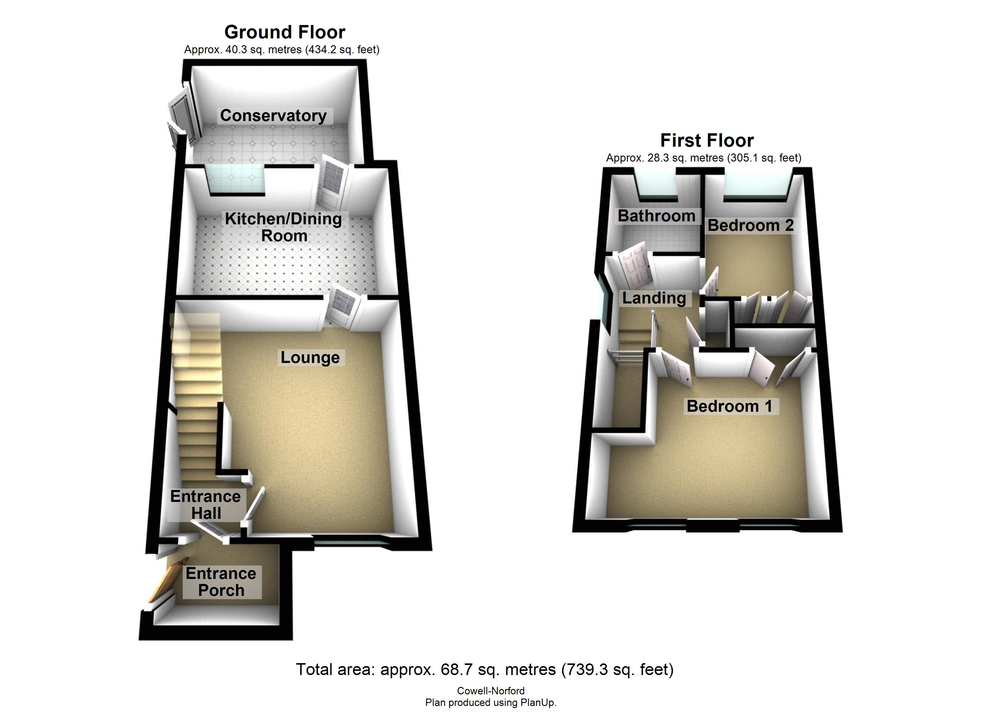 2 Bedrooms Detached house for sale in Harrison Close, Norden, Rochdale, Greater Manchester OL12