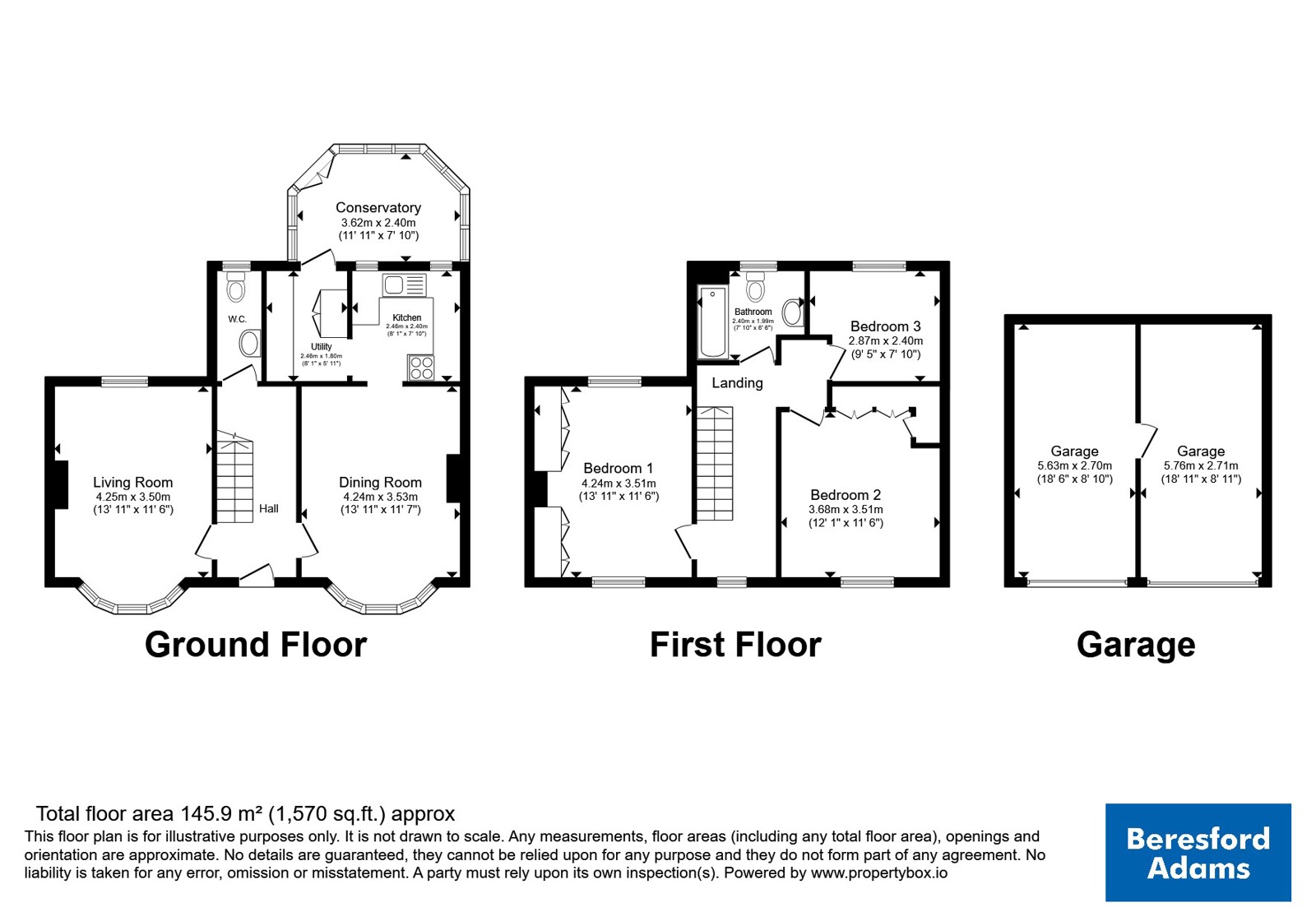 Crossways,, Brynford Road, Flintshire floorplan