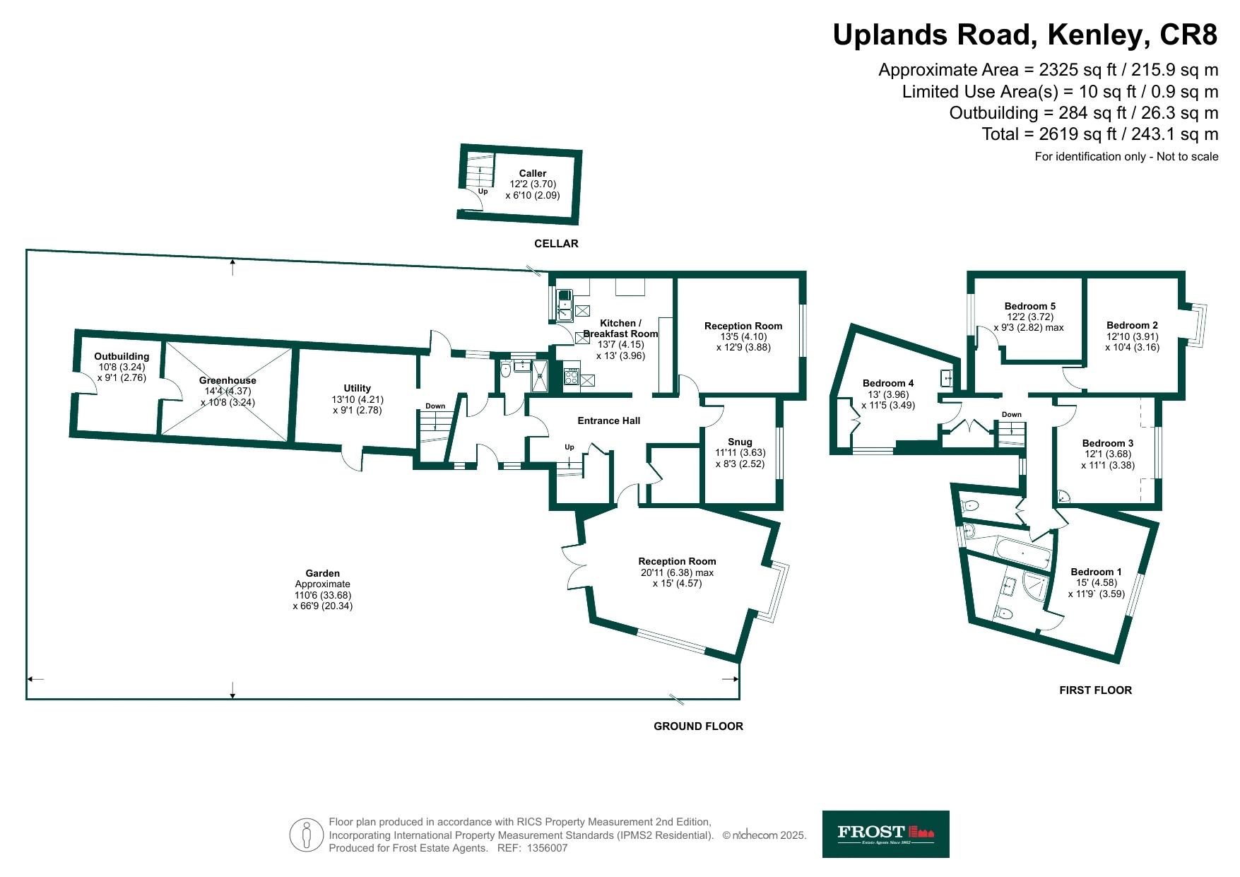 Uplands Road, Kenley floorplan