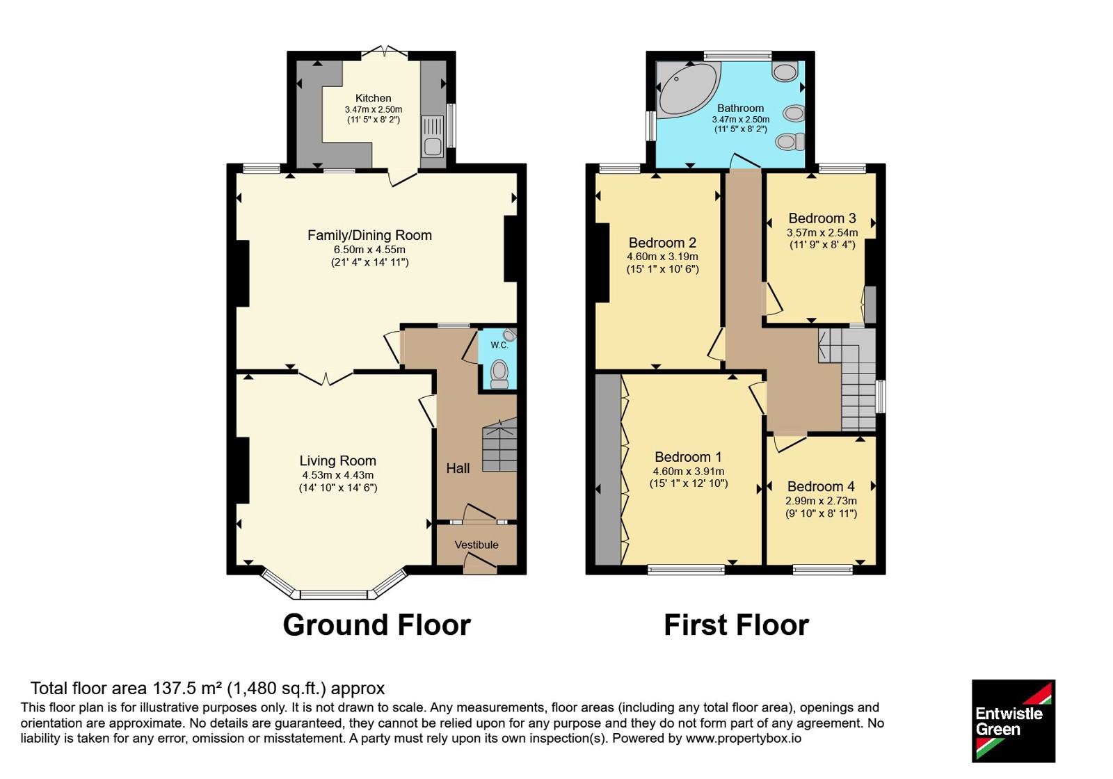 35, Oxford Road, Merseyside floorplan