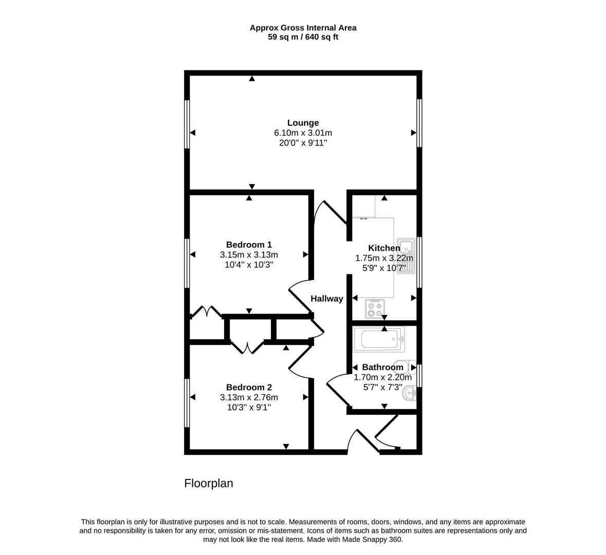 Golden Mile View, Newport floorplan