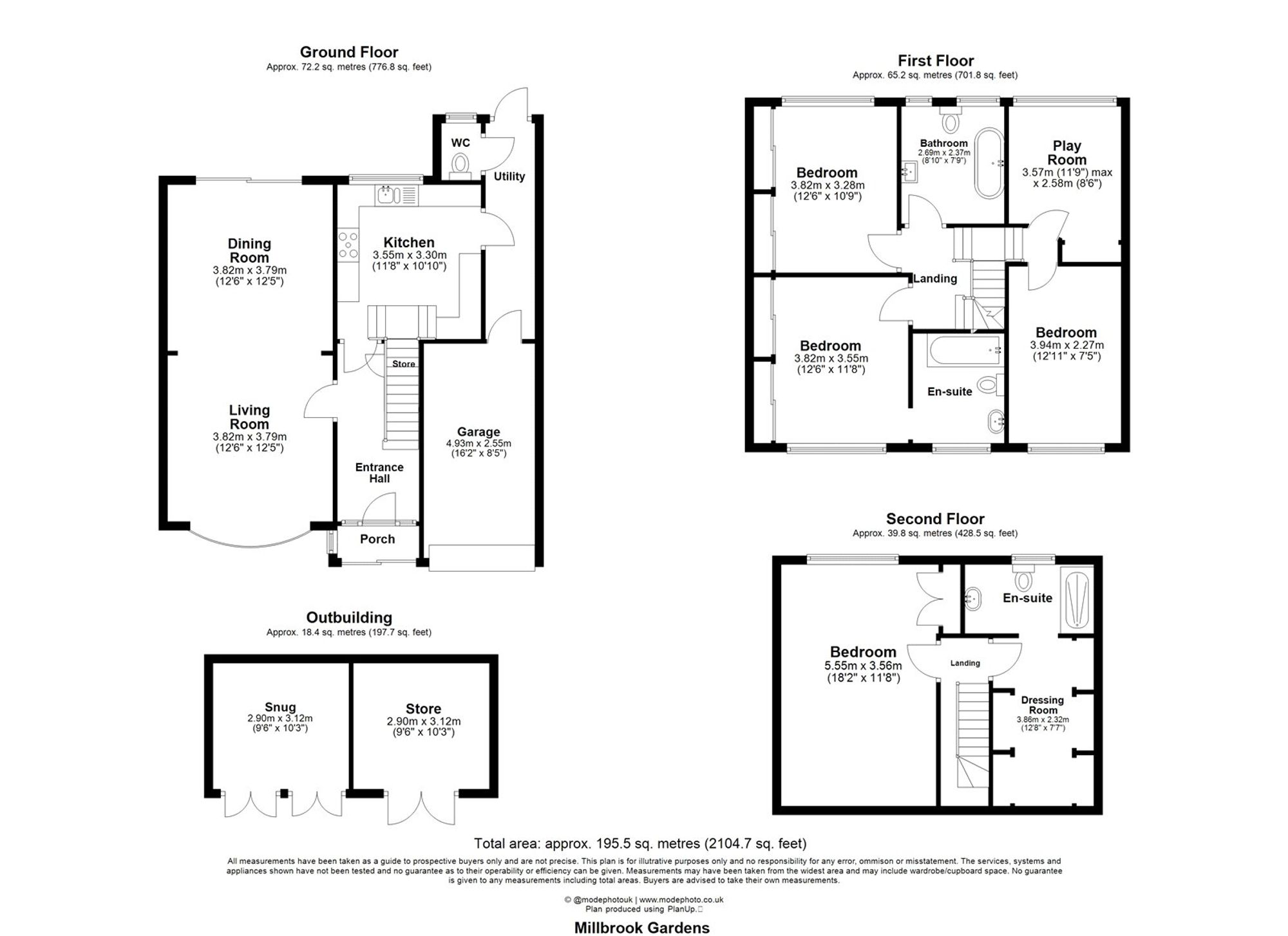 28 Millbrook Gardens, Romford floorplan