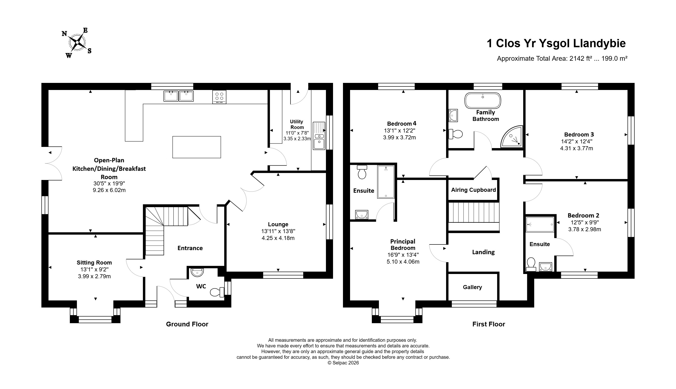 1 Clos Yr Ysgol, Milo, Ammanford floorplan